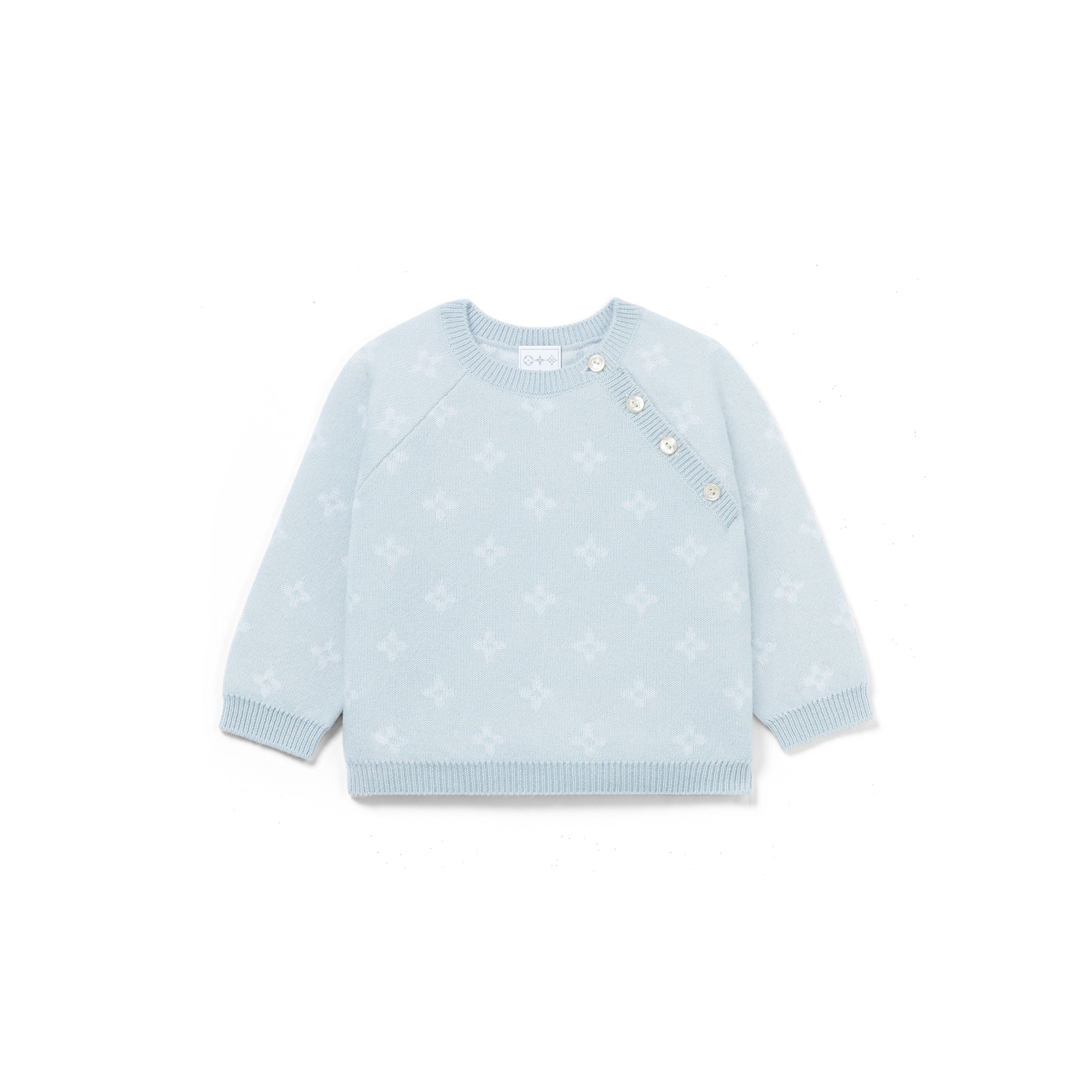 Louis Vuitton Flower Knit Set (Pastel Blue) 