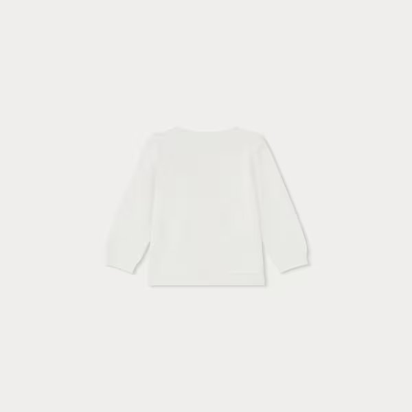 [아울렛] 봉쁘앙 Claudie 베이비 가디건 (화이트)