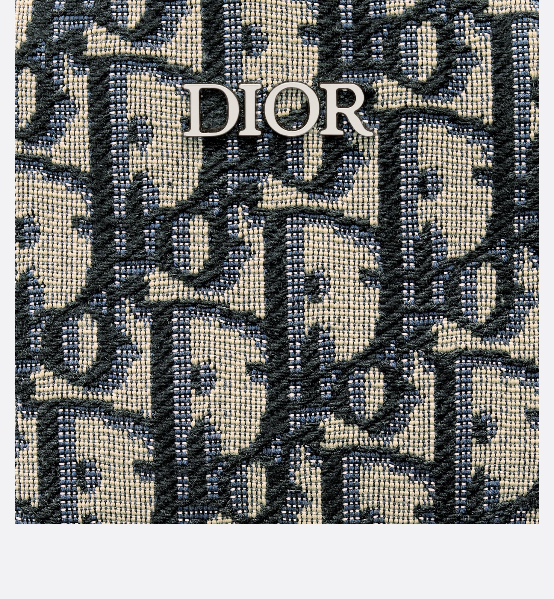 Dior Kids Oblique Jacquard Rider Mini Backpack (Blue)