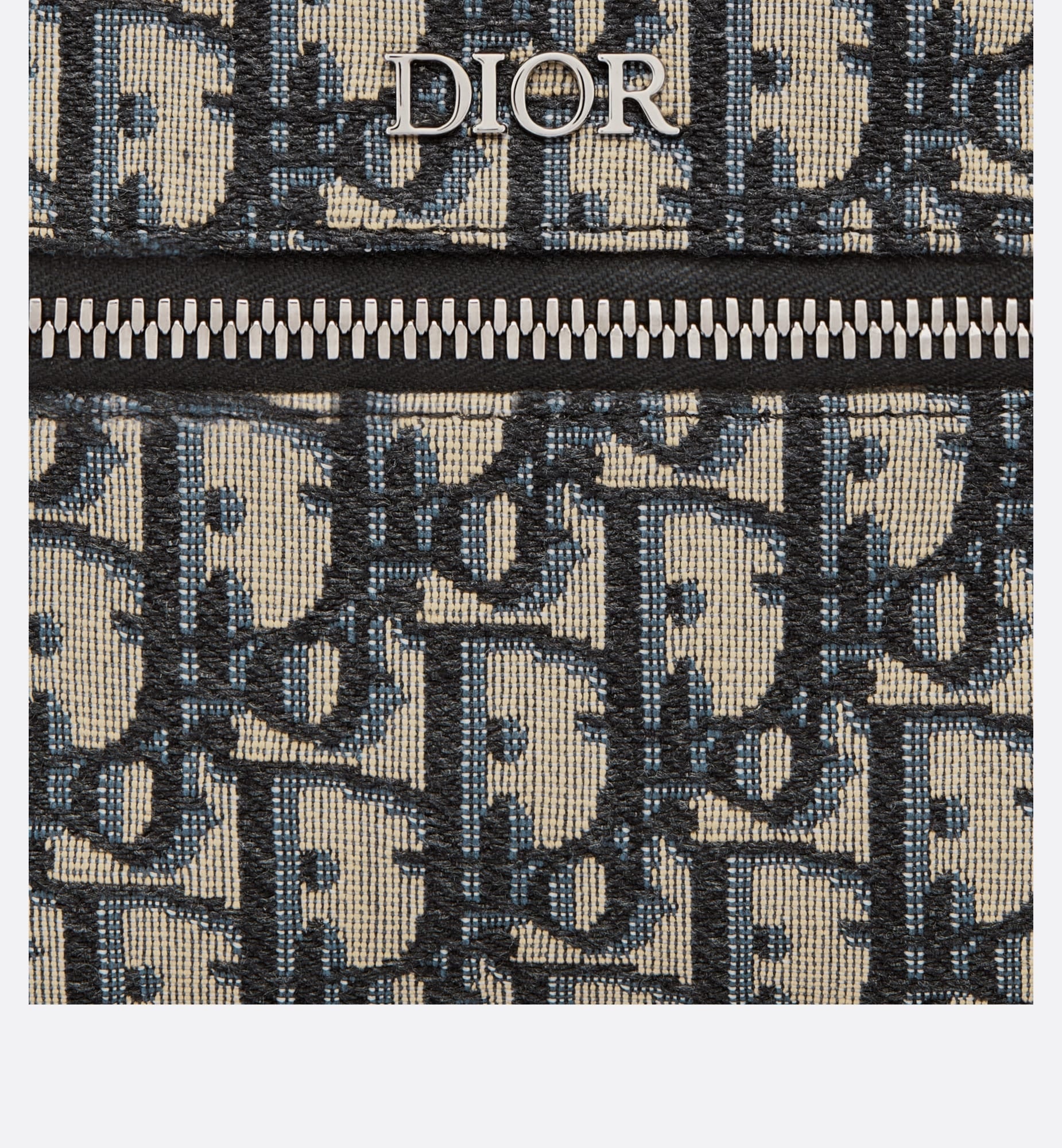 Dior Kids Oblique Jacquard Rider Backpack (Blue)