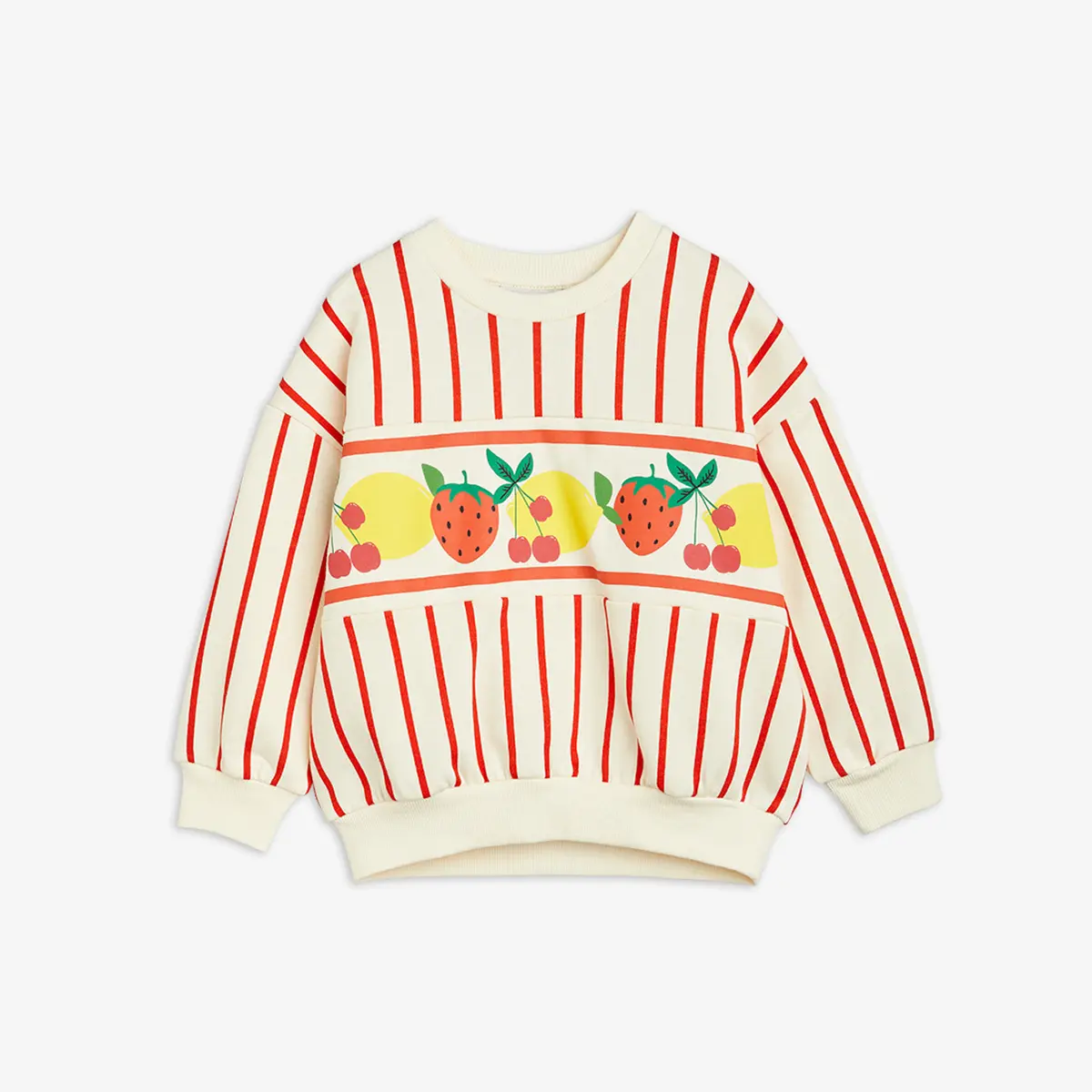 [Free Shipping] 23AW MAIN Mini Rodini Fruit Stripe Sweatshirt