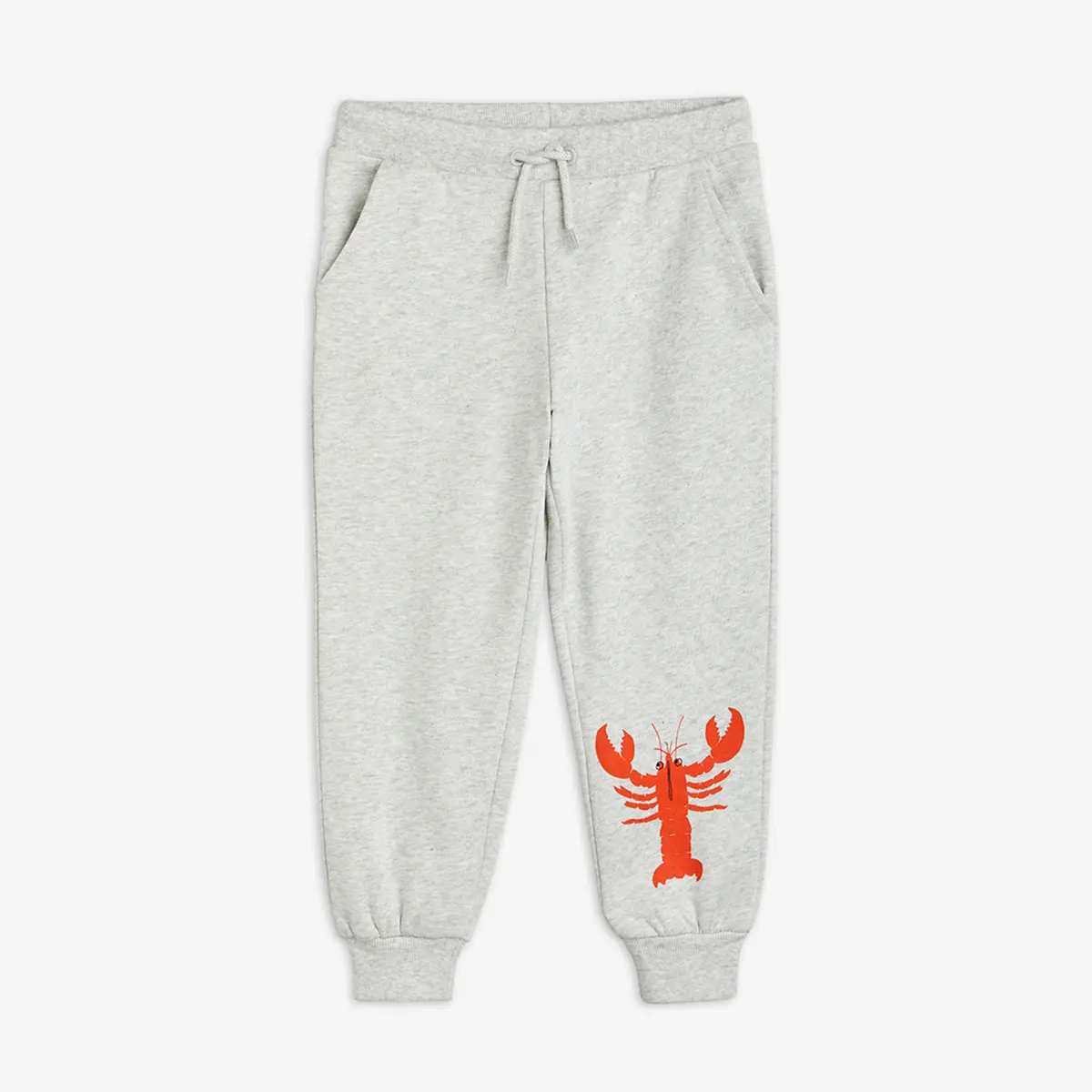 [Free Shipping] 23AW MAIN Mini Rodini Lobster Sweatpants (Gray)