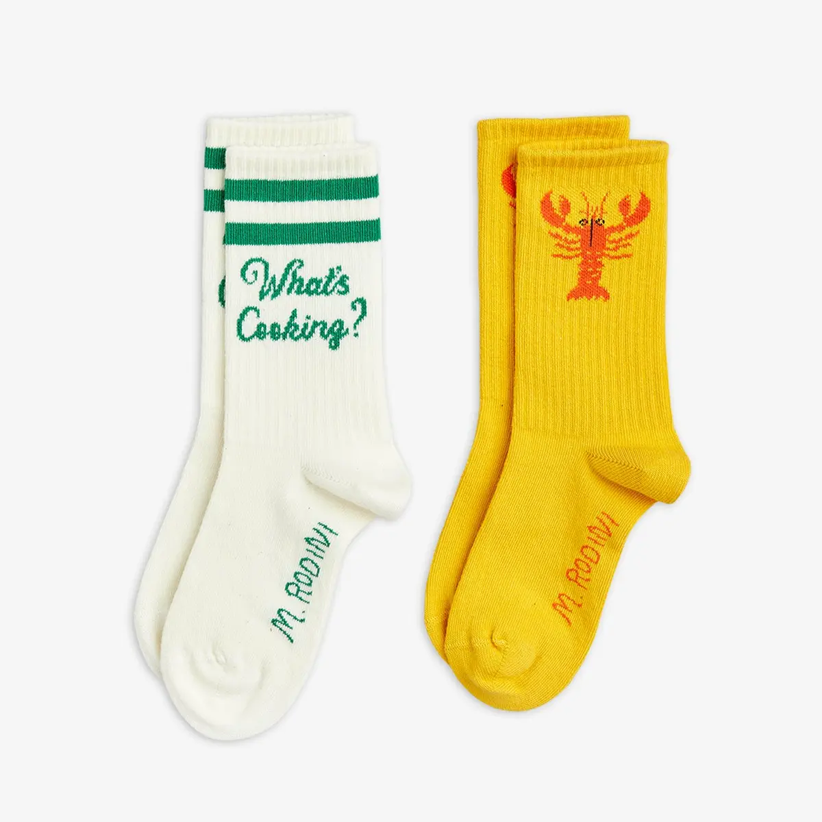 [Free Shipping] 23AW MAIN Mini Rodini Lobster Socks Set of 2