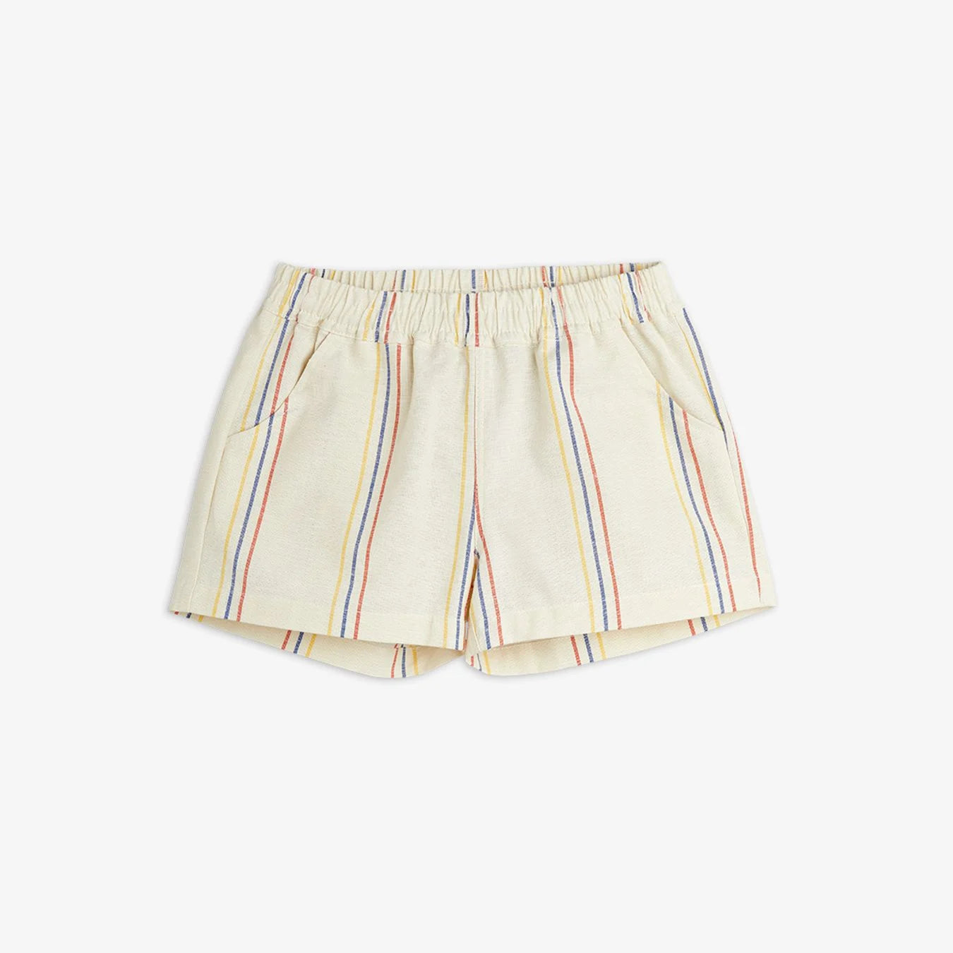 24SS Mini Rodini STRIPE WOVEN Shorts (Off White)