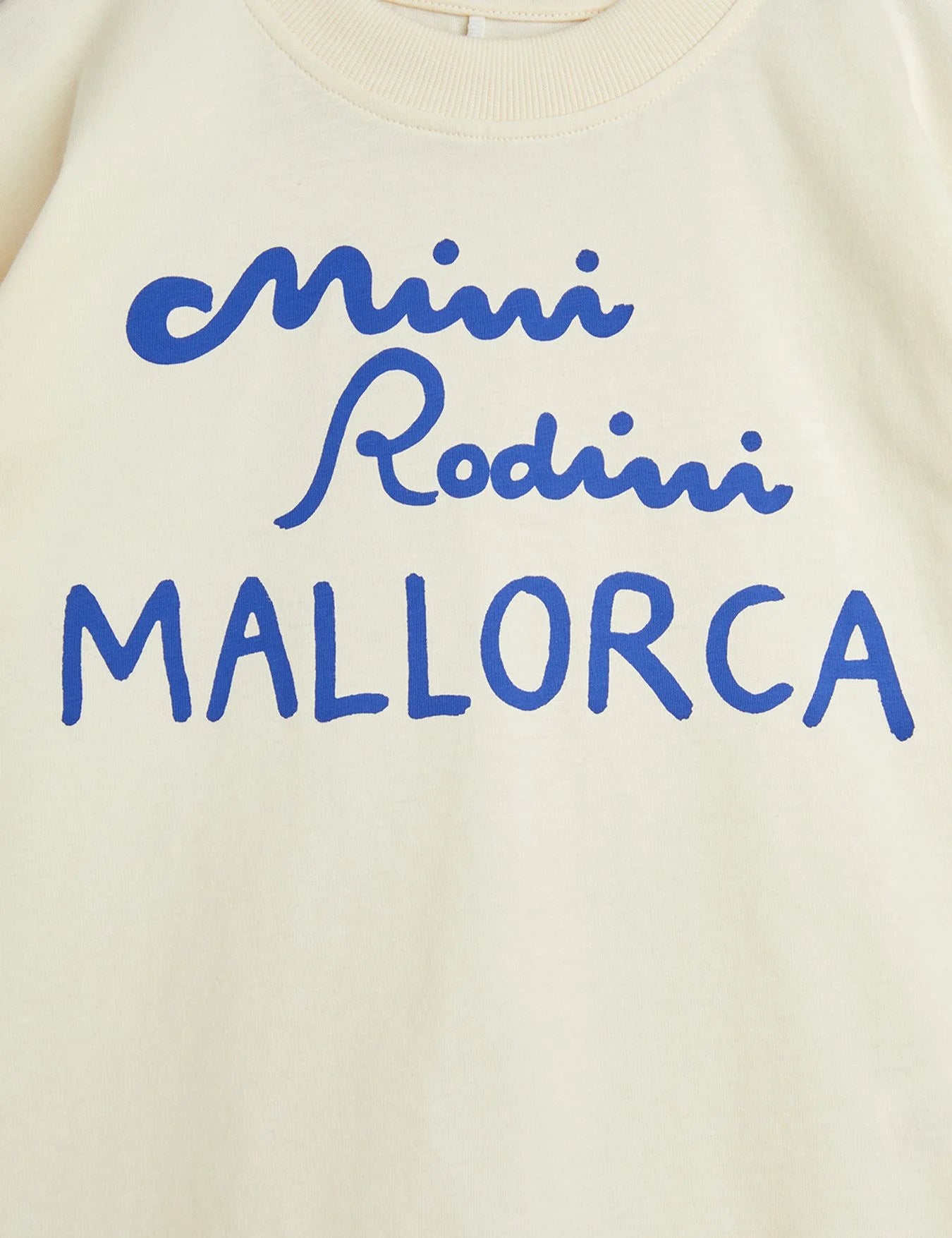 24AW PRE Mini Rodini Mallorca Lettering T-Shirt (Off White)