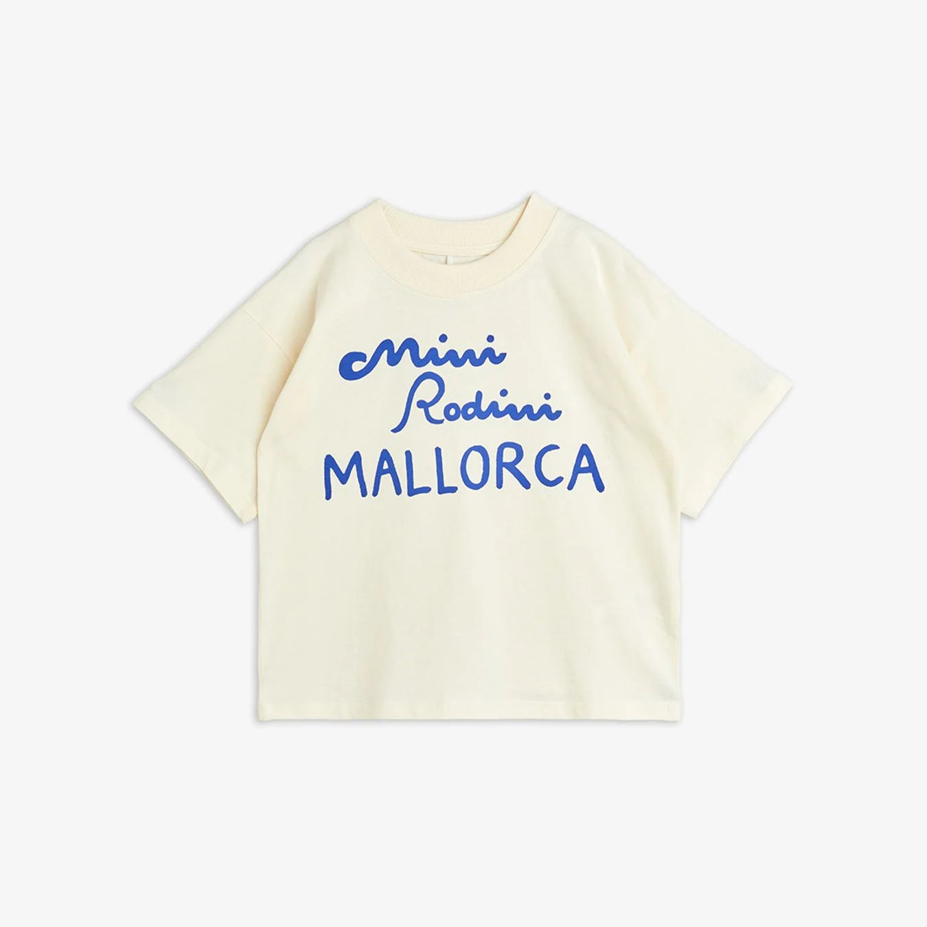 24AW PRE Mini Rodini Mallorca Lettering T-Shirt (Off White)