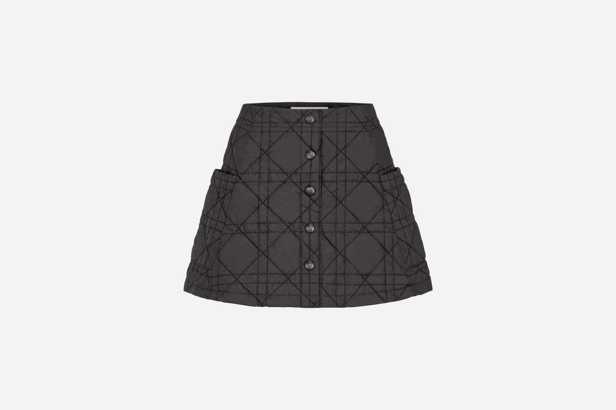 Dior Kids Cannage Stitch Skirt (Black)