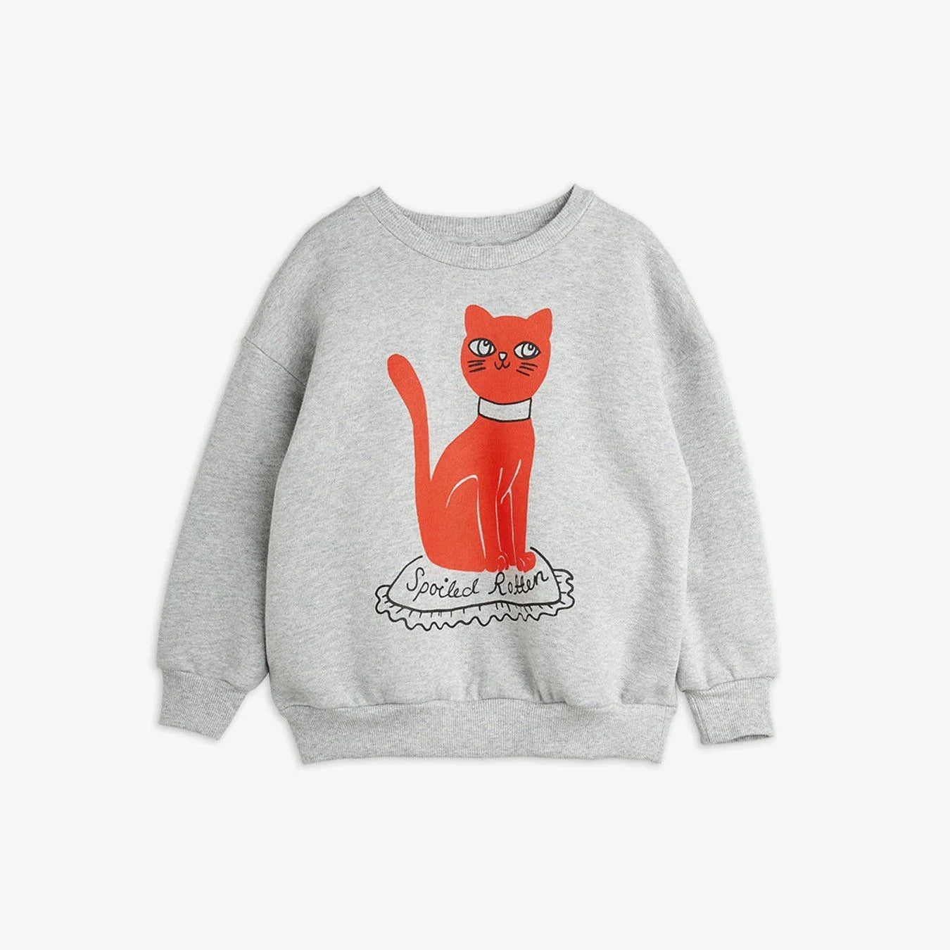 24AW MAIN Mini Rodini Cat Sweatshirt (Gray)