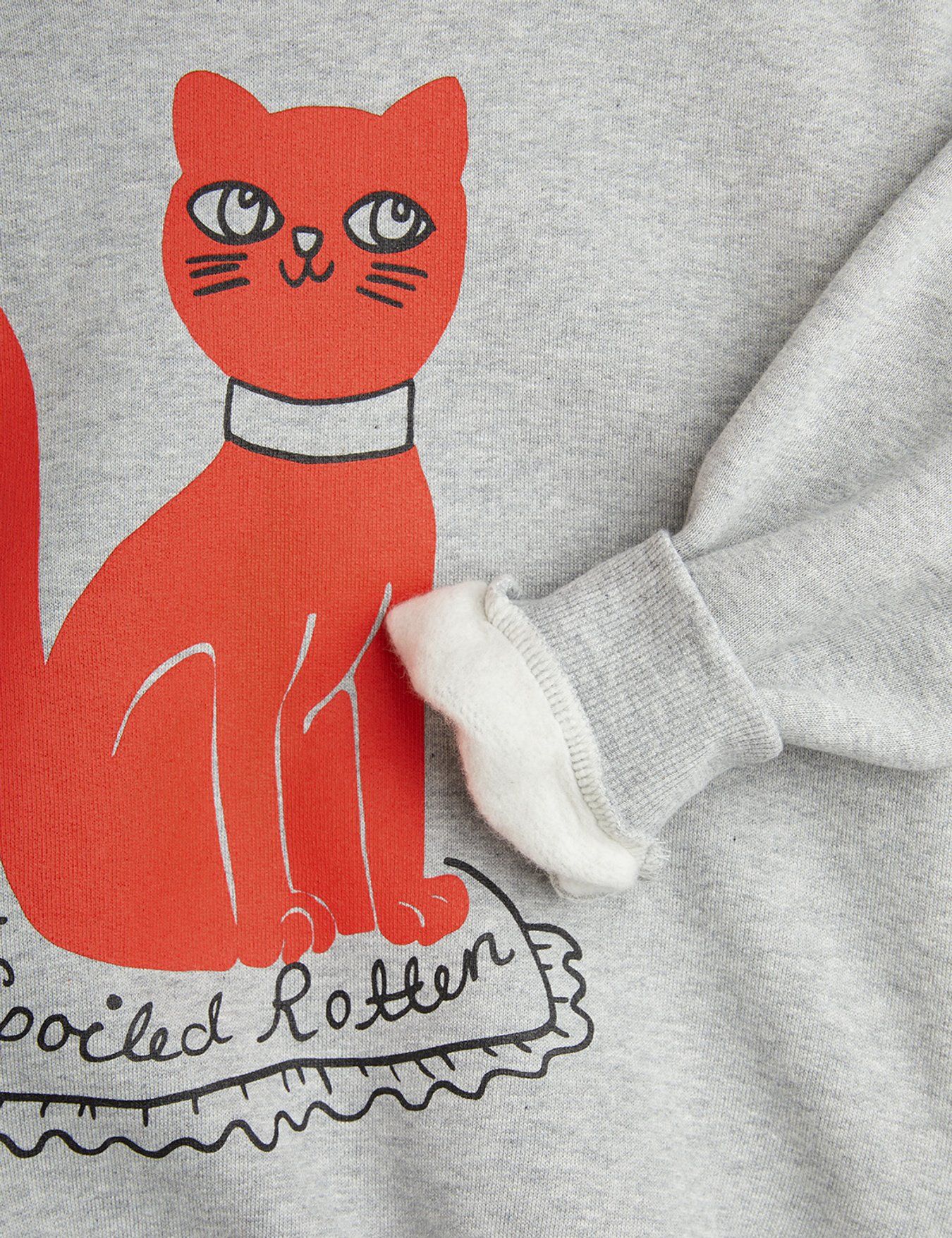 24AW MAIN Mini Rodini Cat Sweatshirt (Gray)