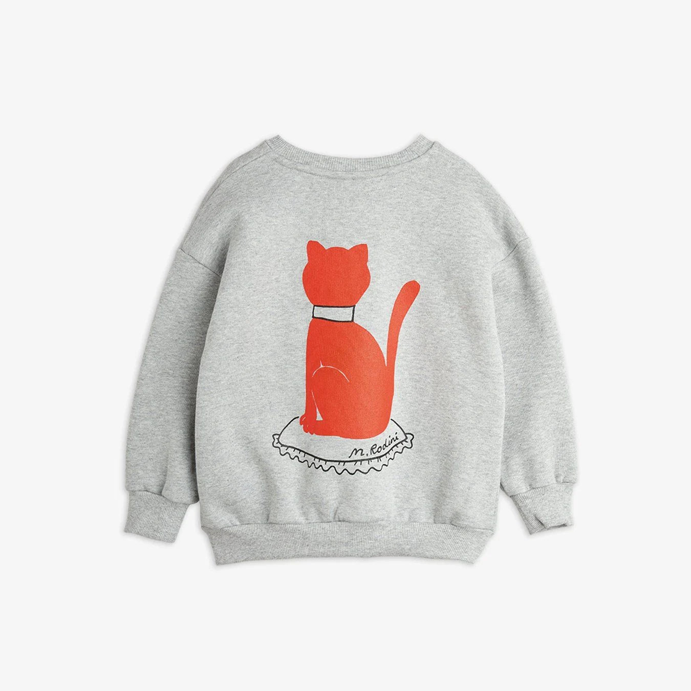 24AW MAIN Mini Rodini Cat Sweatshirt (Gray)