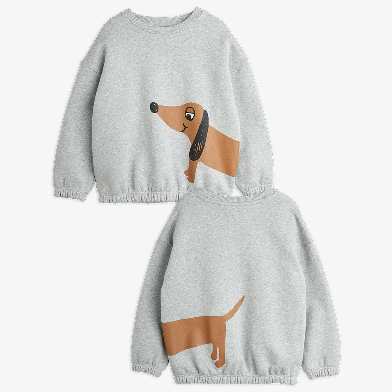 24AW MAIN Mini Rodini Puppy Sweatshirt (Gray)