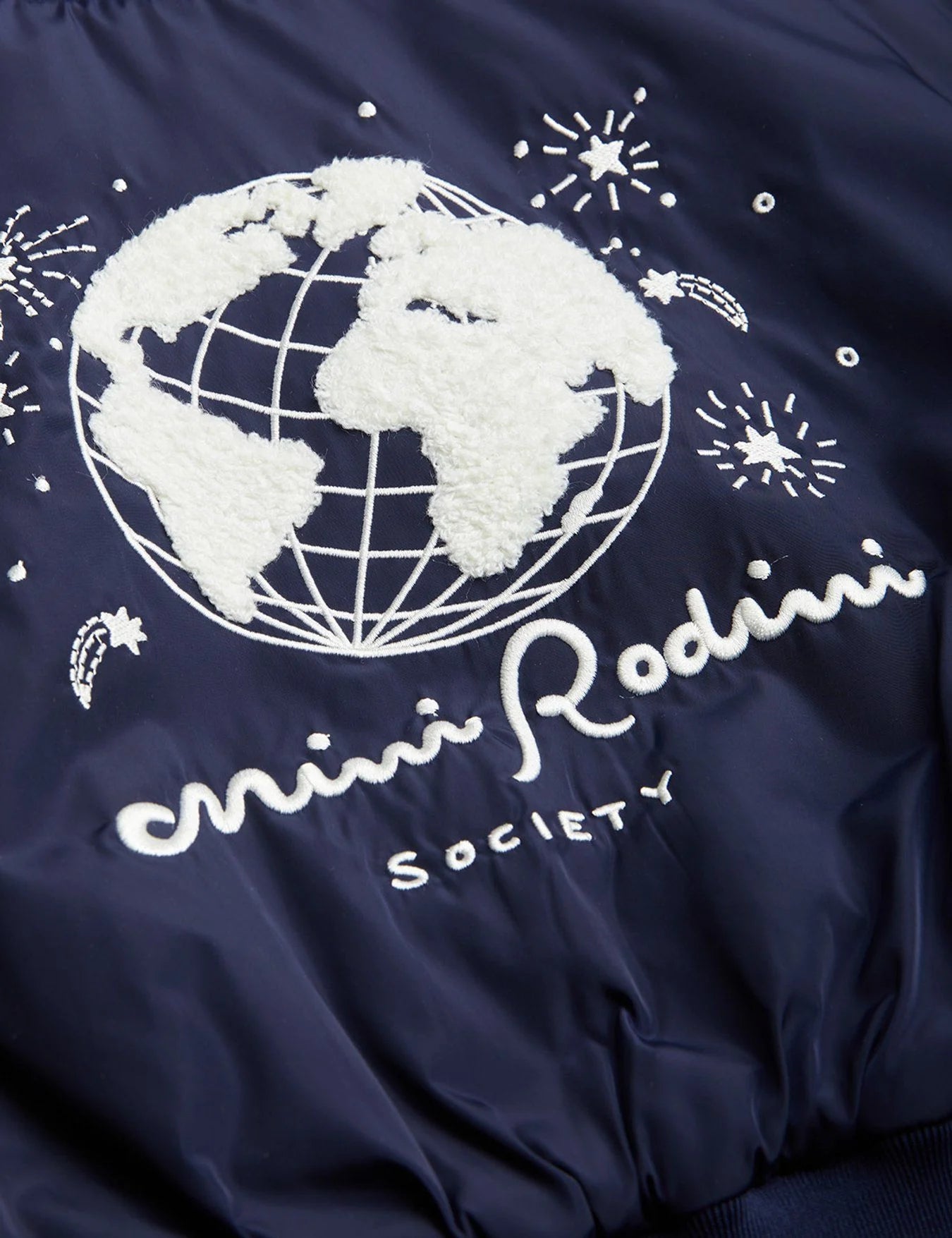 24AW MAIN MINI RODINI SOCIETY BASEBALL JACKET (BLUE)