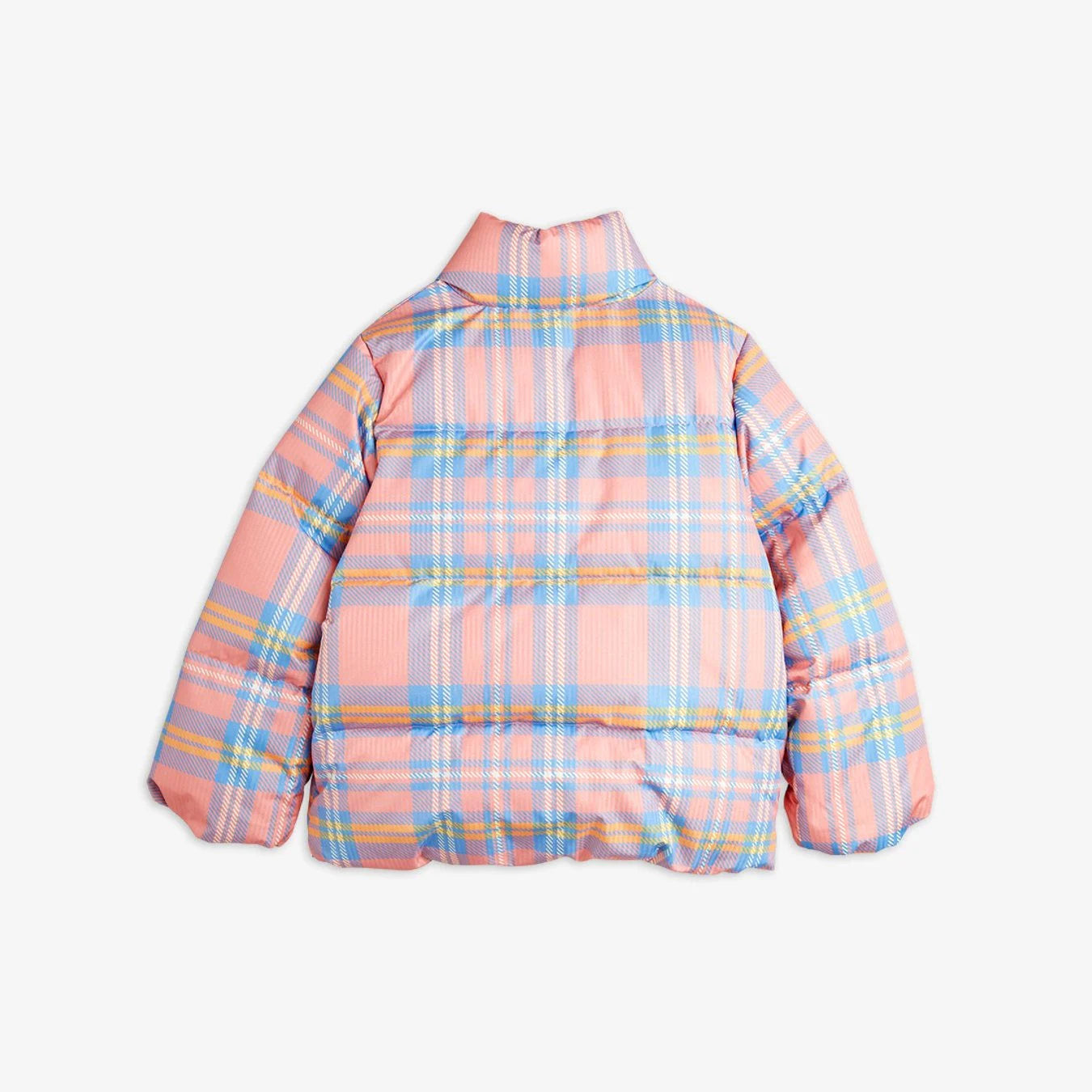 24AW MAIN Mini Rodini Check City Puffer Padding (Pink)