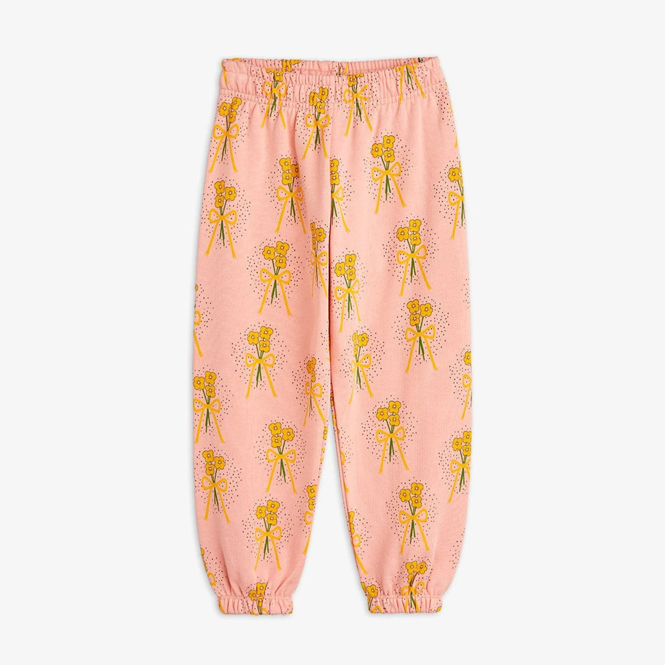 24AW MAIN Mini Rodini Winter Flower Sweatpants (Pink)