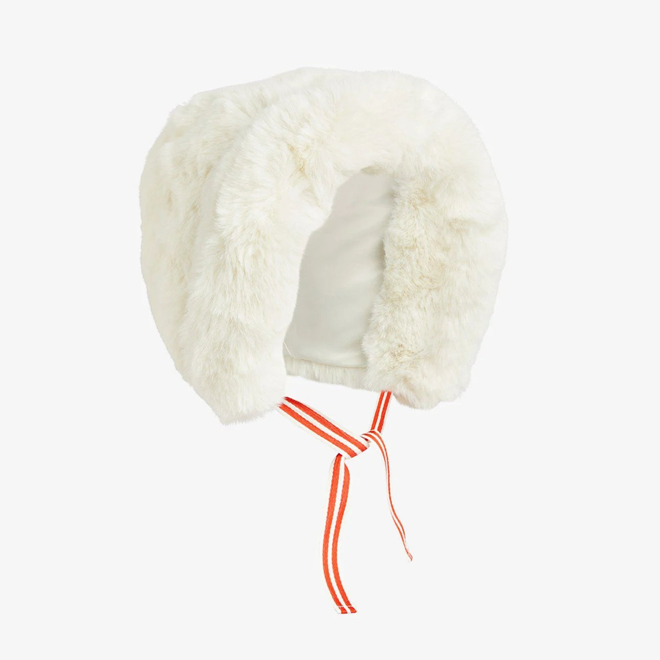 24AW MAIN MINI RODINI FAKE FUR FOLD UP HAT (OFF WHITE)