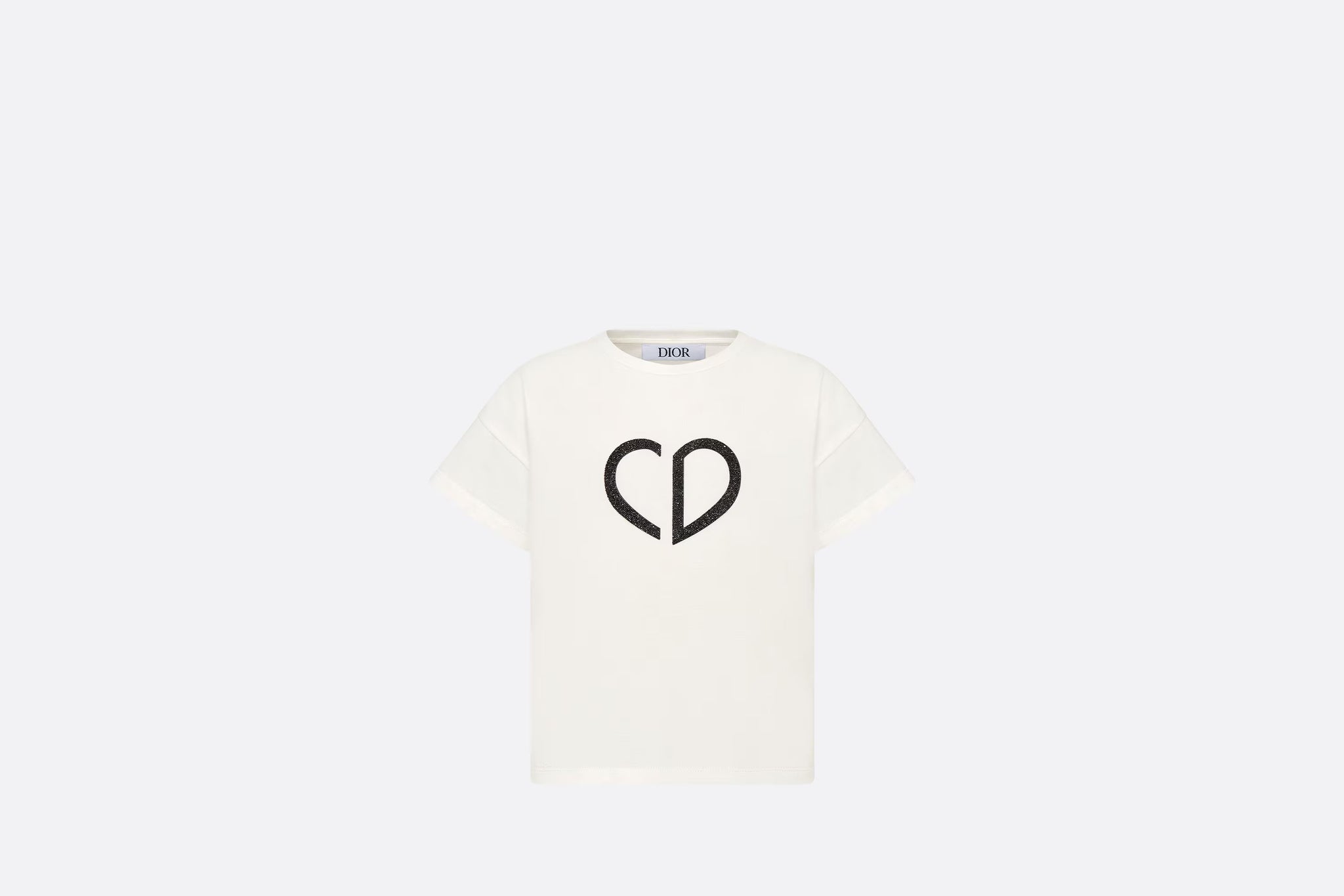 Dior Kids CD Short Sleeve T-Shirt (Ivory)