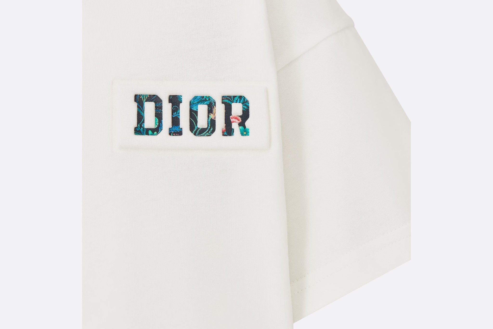 Dior Kids Graphic Logo Short Sleeve T-Shirt (Ivory)