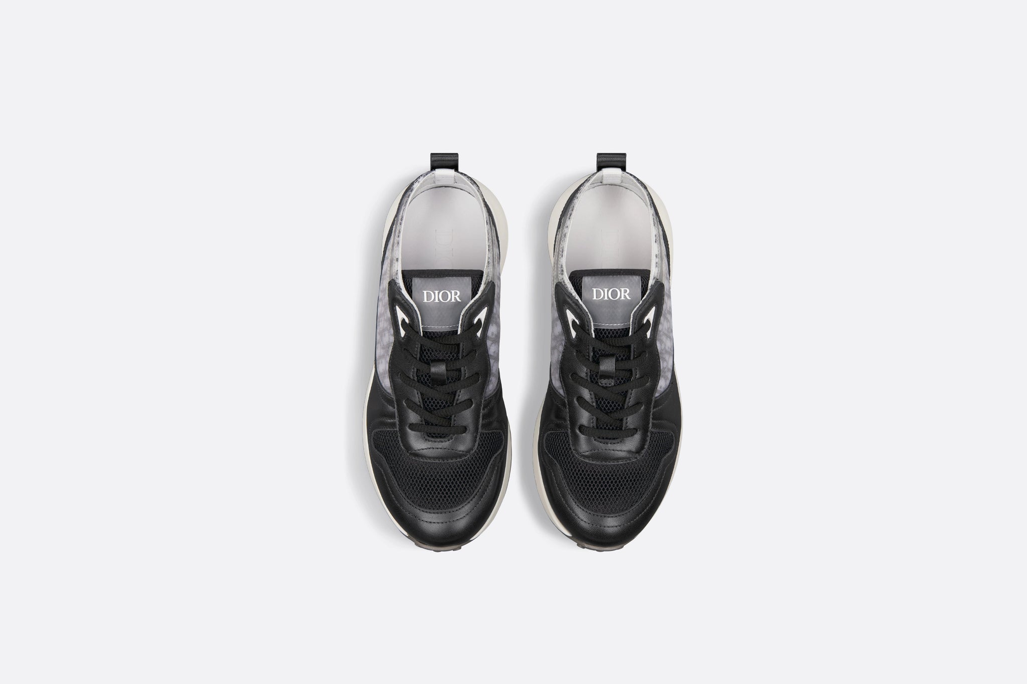 Dior Kids 24SS Oblique B25 Runner Sneakers (Black)