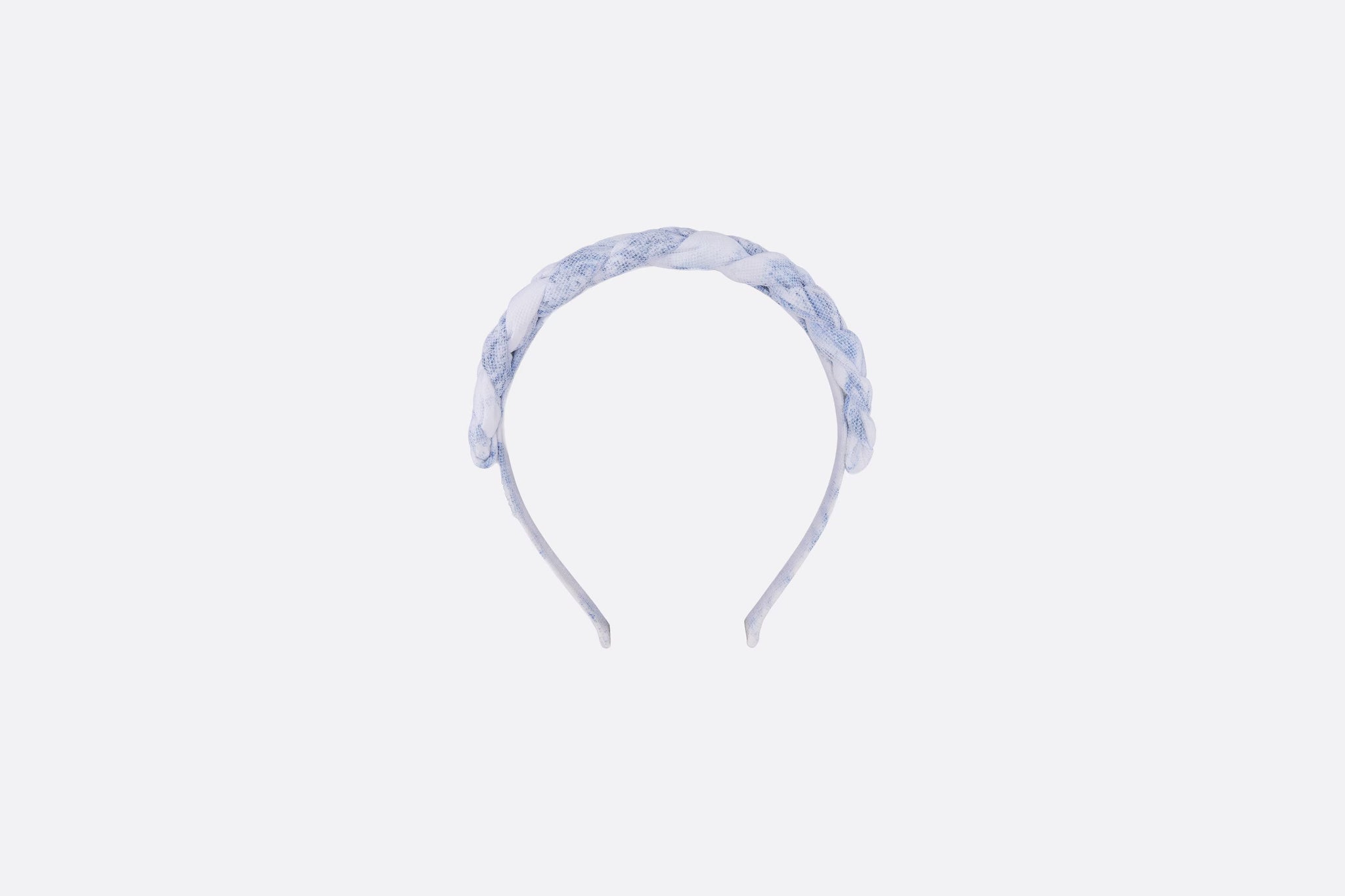 Dior Kids Toile De Jouy Paris Hairband Headband (Blue)