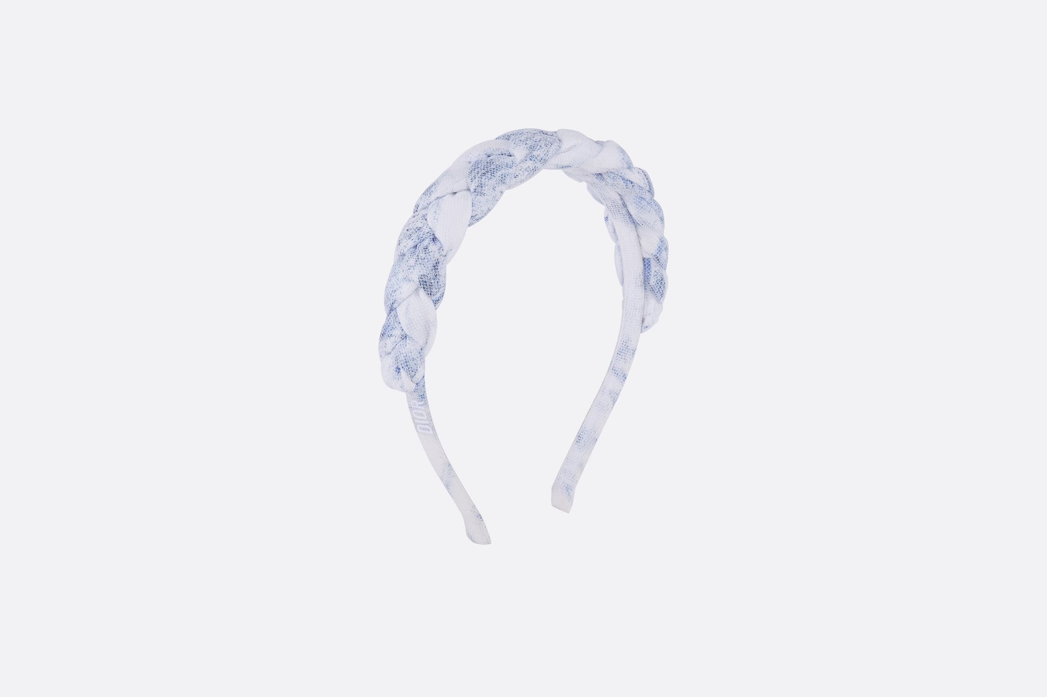 Dior Kids Toile De Jouy Paris Hairband Headband (Blue)