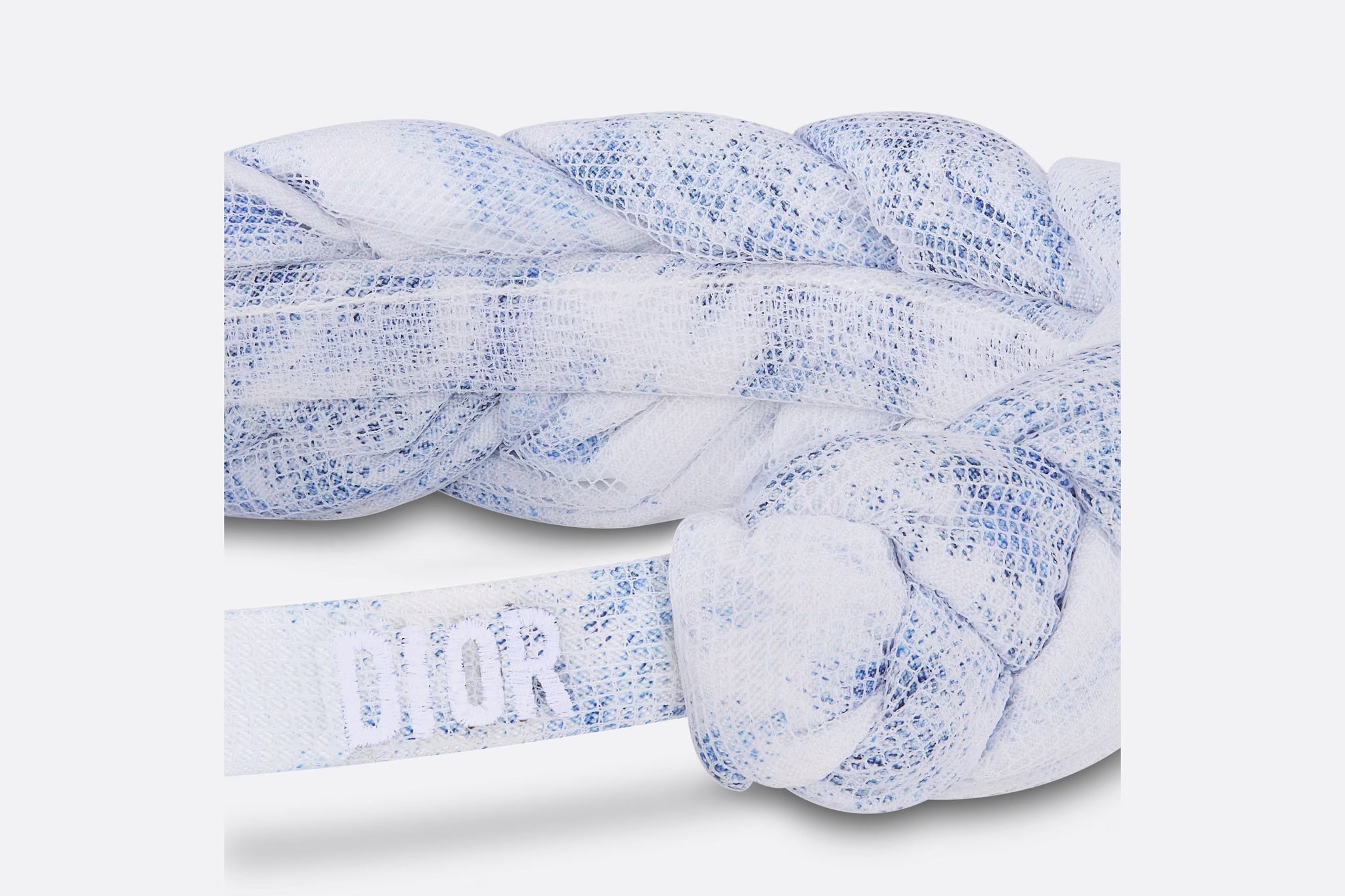 Dior Kids Toile De Jouy Paris Hairband Headband (Blue)