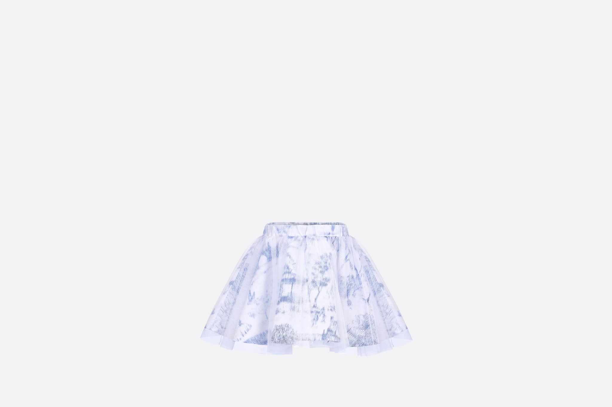 Dior Kids Toile De Jouy Paris Tutu Skirt (Blue)