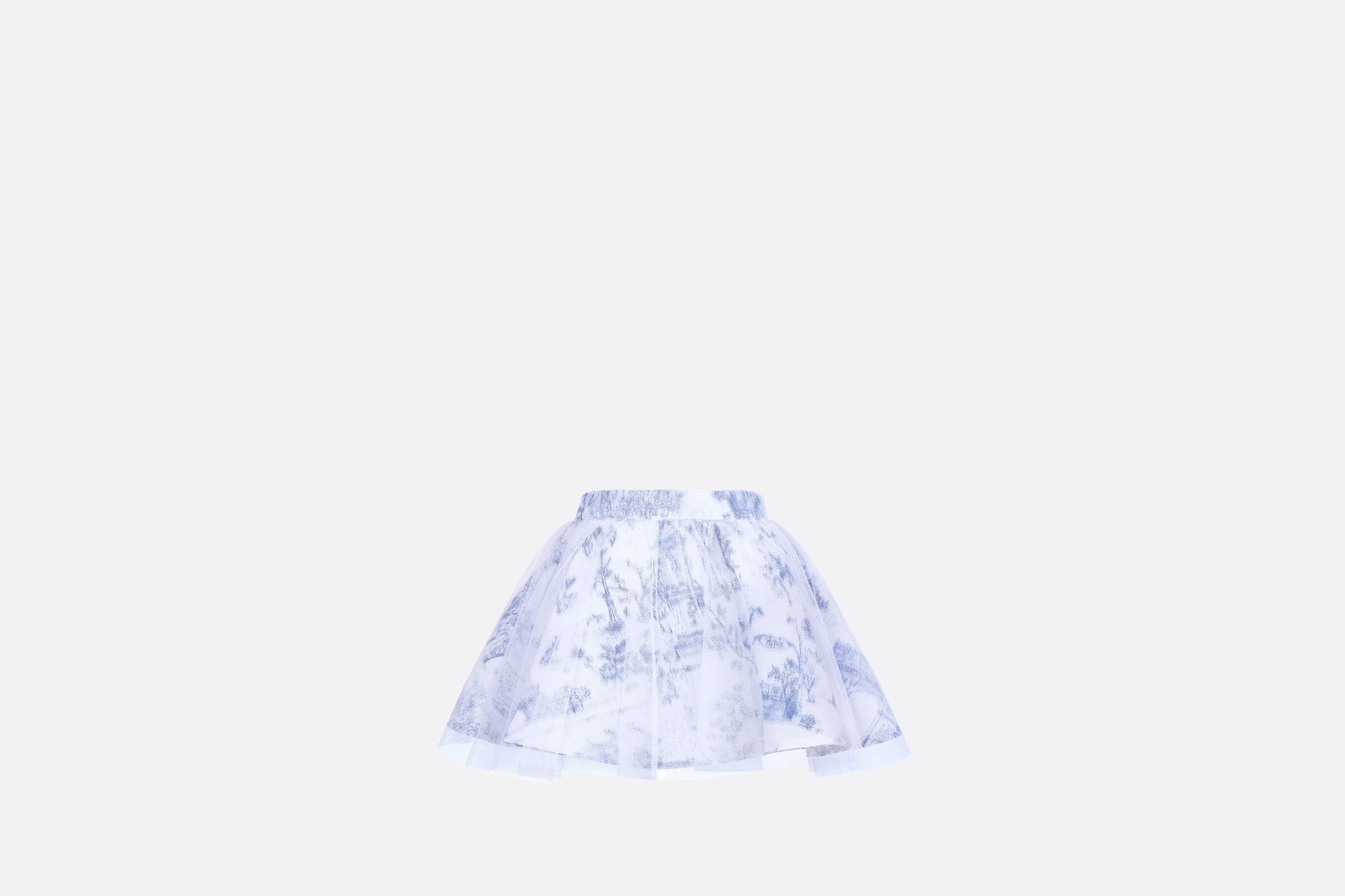 Dior Kids Toile De Jouy Paris Tutu Skirt (Blue)