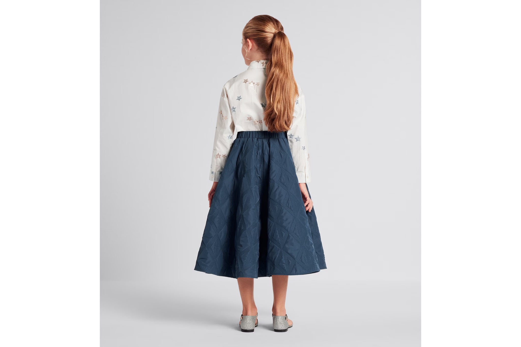 Dior Kids CD Diamond Skirt (Blue Marine)