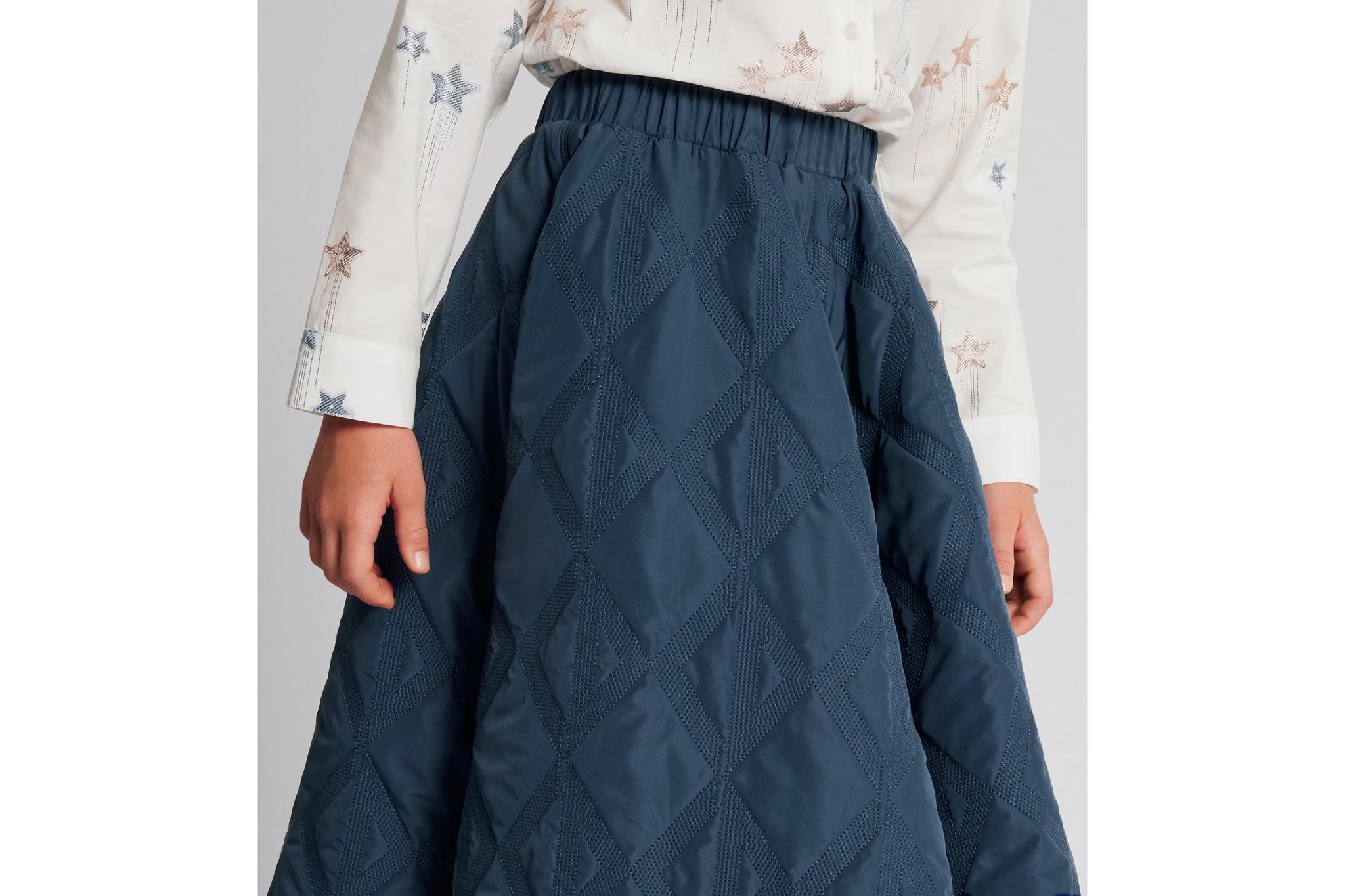 Dior Kids CD Diamond Skirt (Blue Marine)