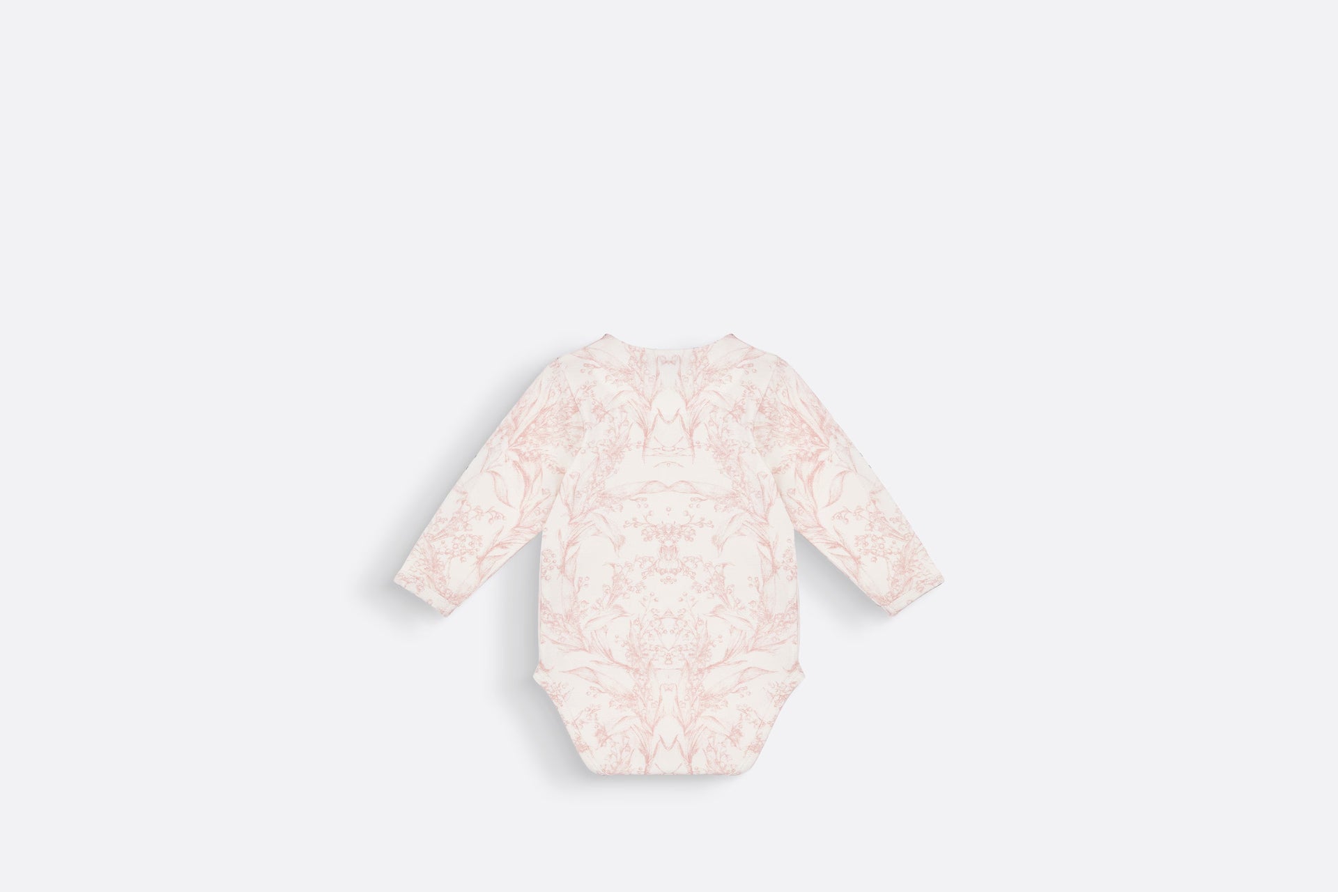 Dior Baby 24SS Muguet Print Interlock Long Sleeve Bodysuit 3-piece Gift Set