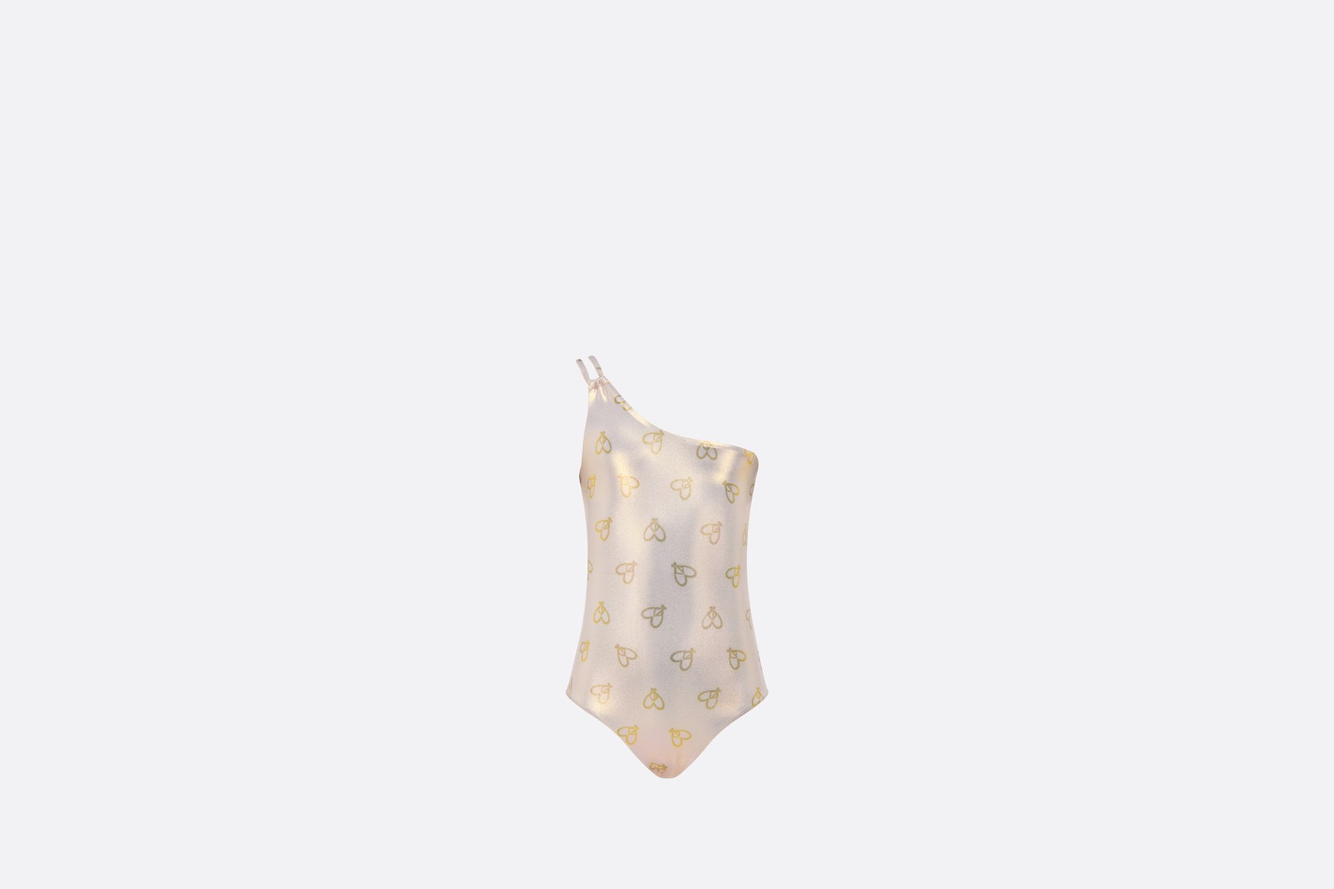 Dior Kids Unbalanced One Piece Swimsuit (Gold)