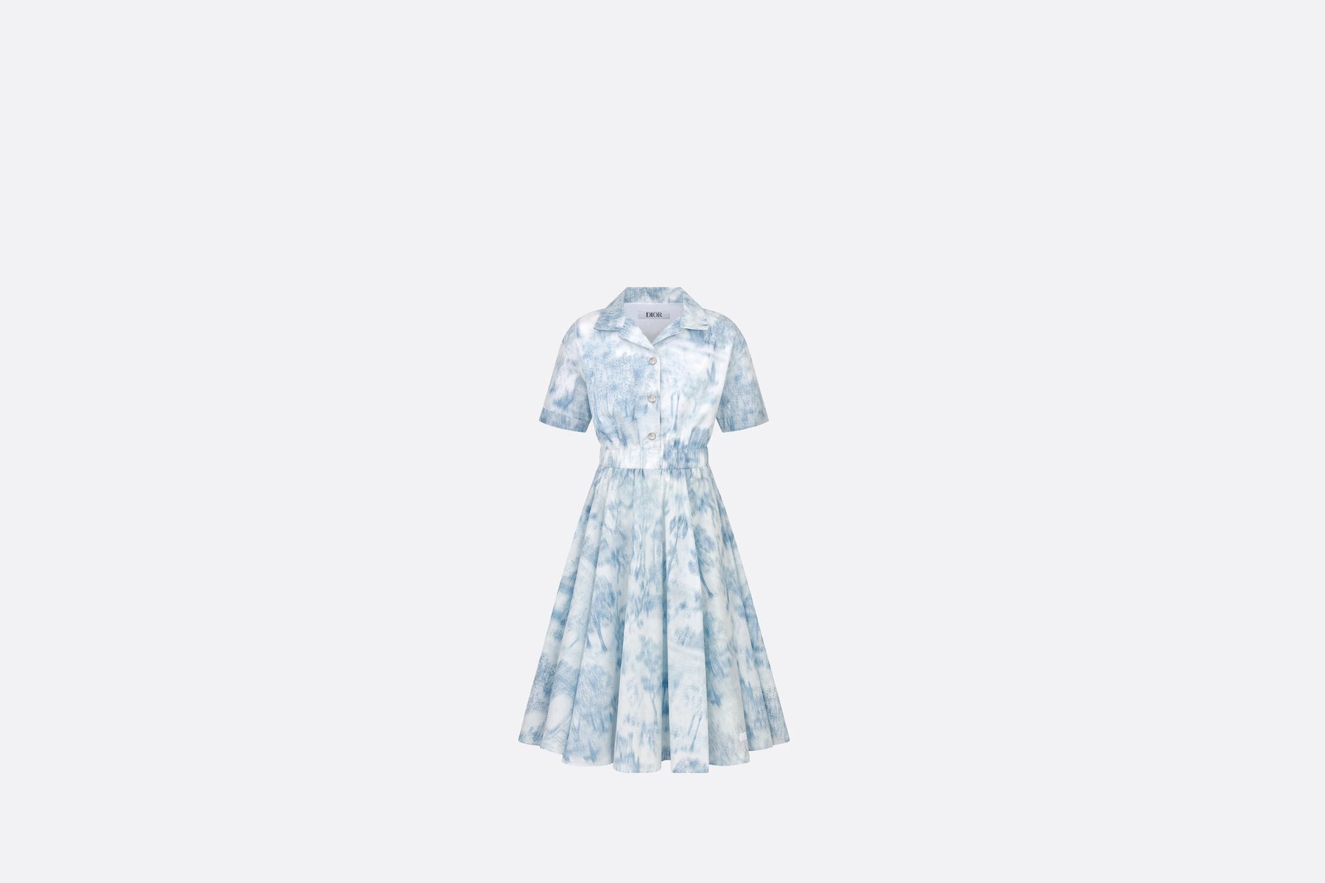 Dior Kids 24SS Toal De Jouy Paris Shirt Dress (Blue)