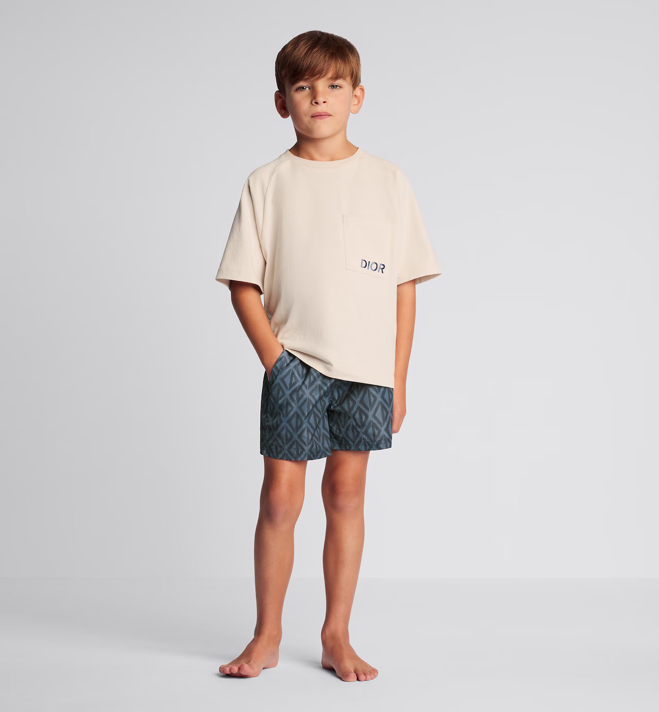 Dior Kids Swim Shorts (Dark Blue)