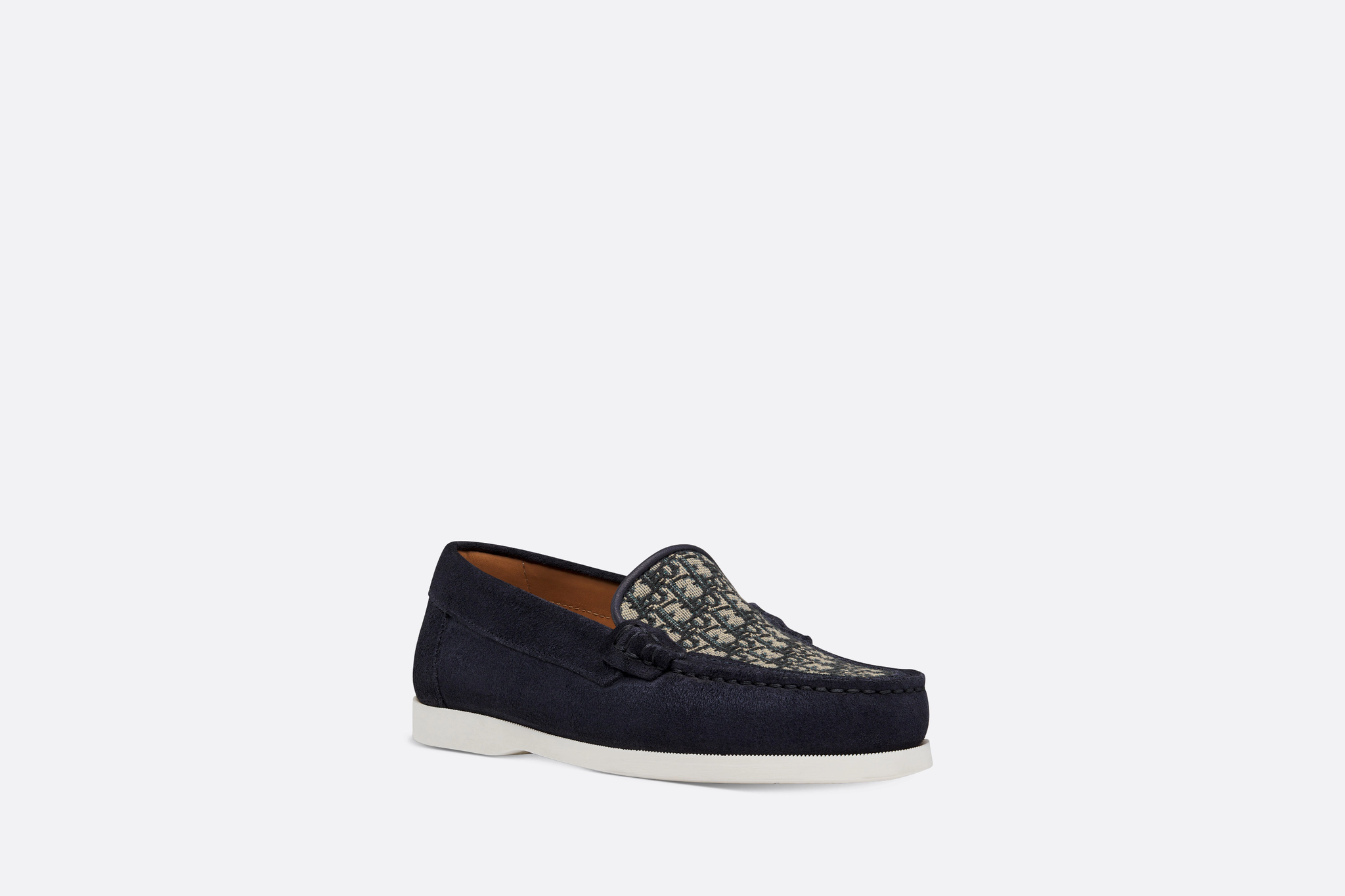 Dior Kids Granville Moccasin Loafer (Blue Marine)