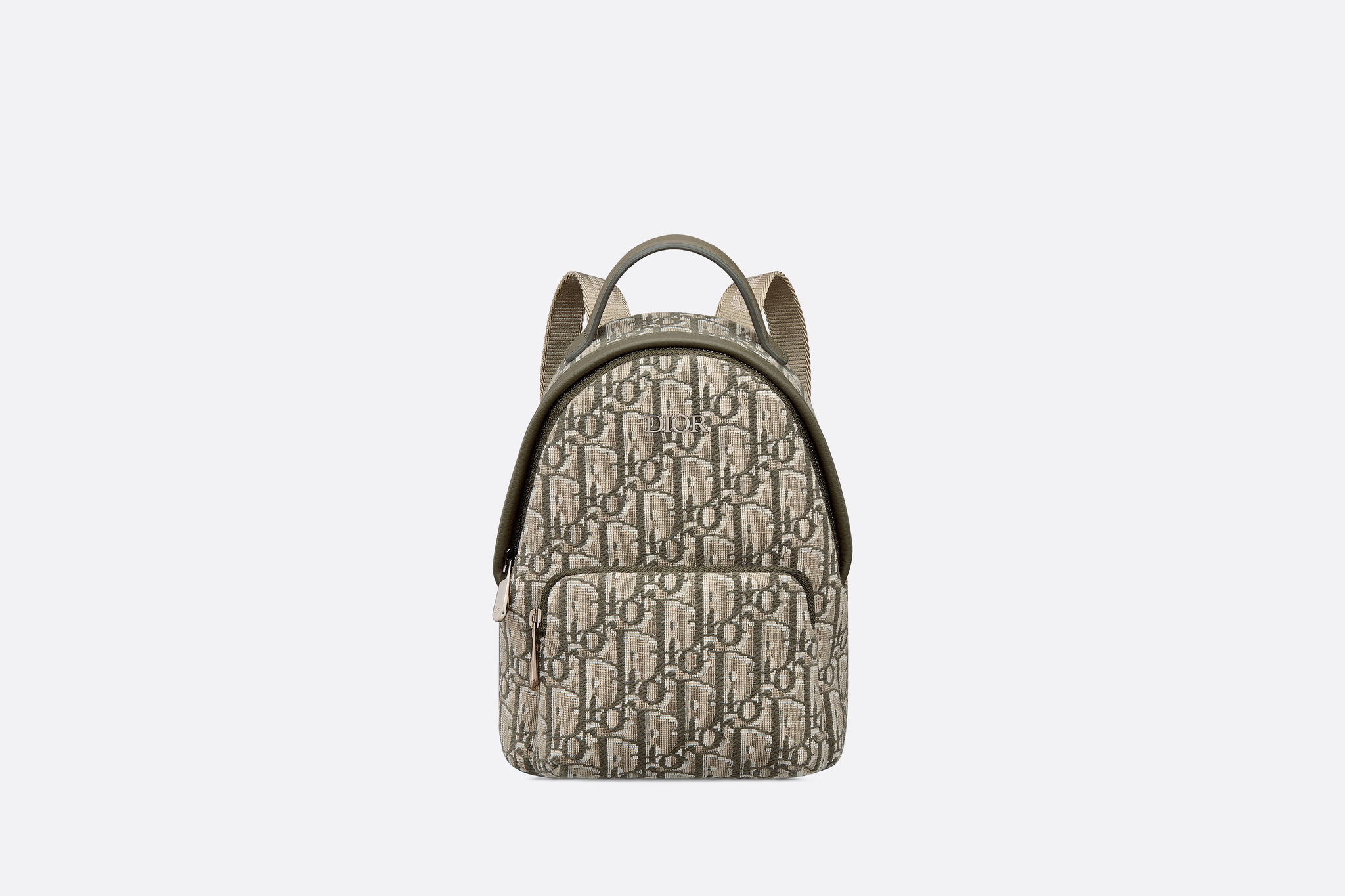 Dior Kids 24SS Oblique Jacquard Rider Mini Backpack (Khaki)