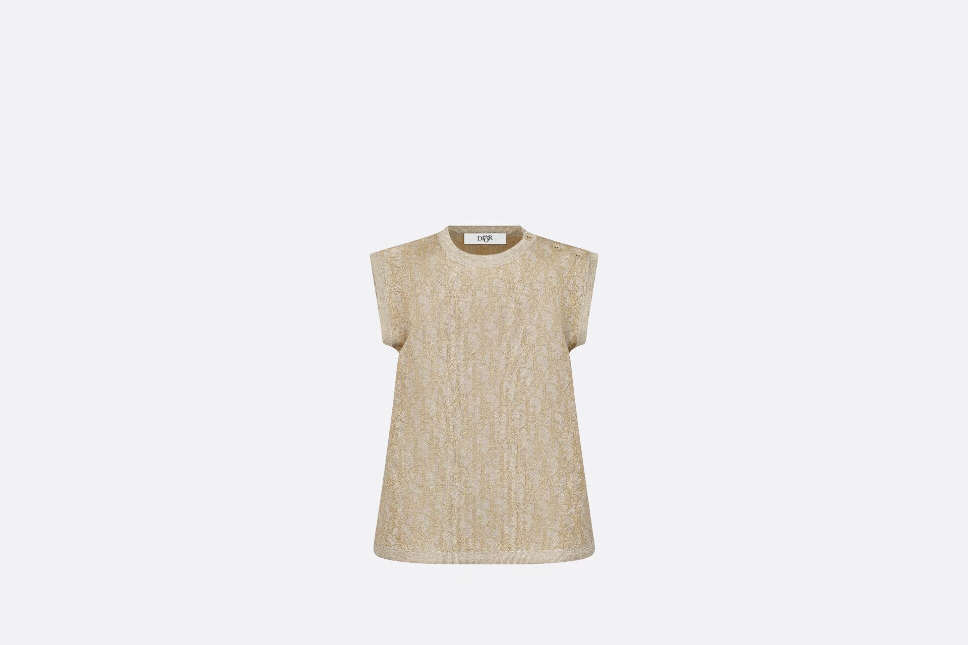 Dior Baby Trapeze Oblique Dress (Gold)