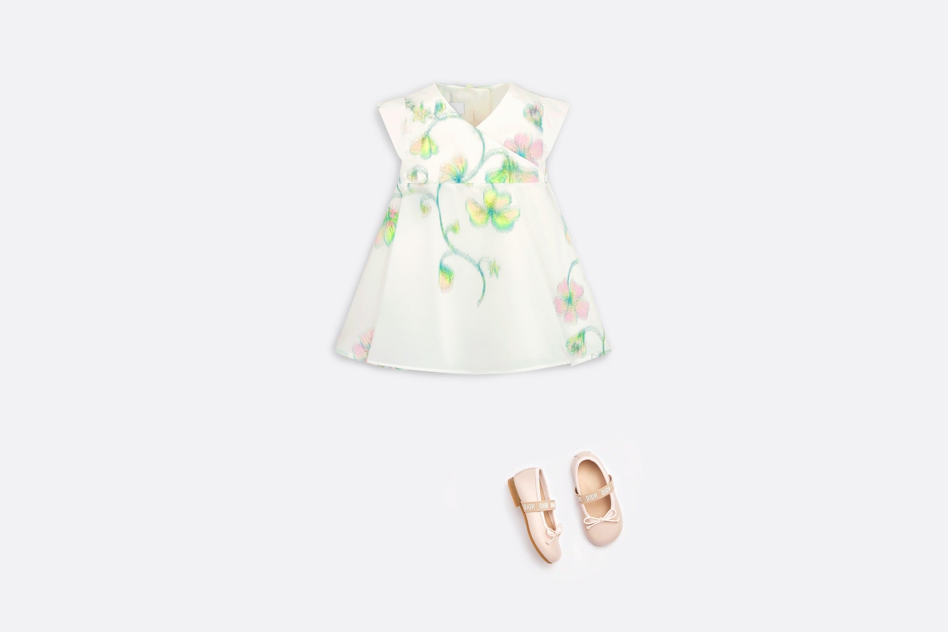 Dior Baby 24SS Floral One Piece (Ivory)