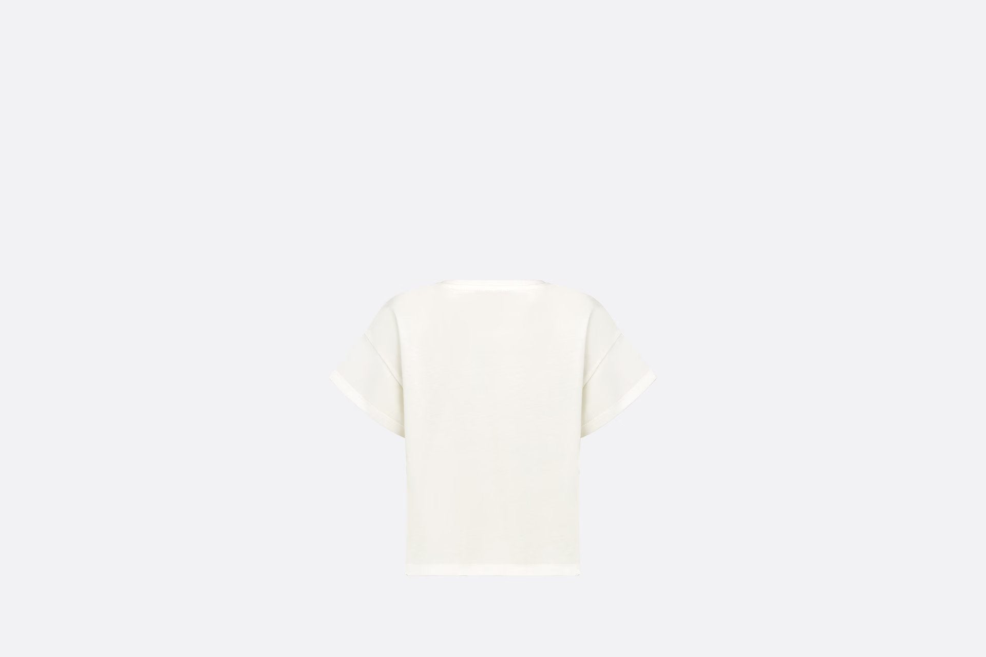 Dior Kids Riviera Logo Short Sleeve T-Shirt (Ivory)