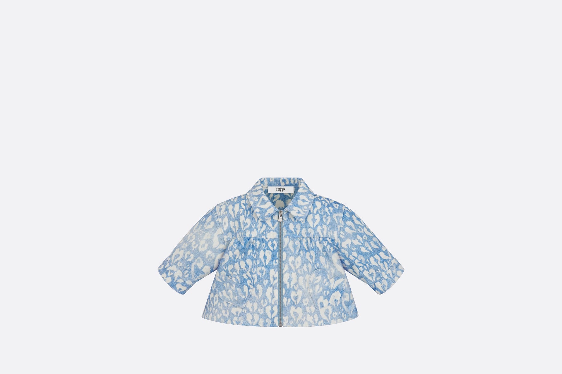 Dior Baby Heart Leopard Jacket (Blue)