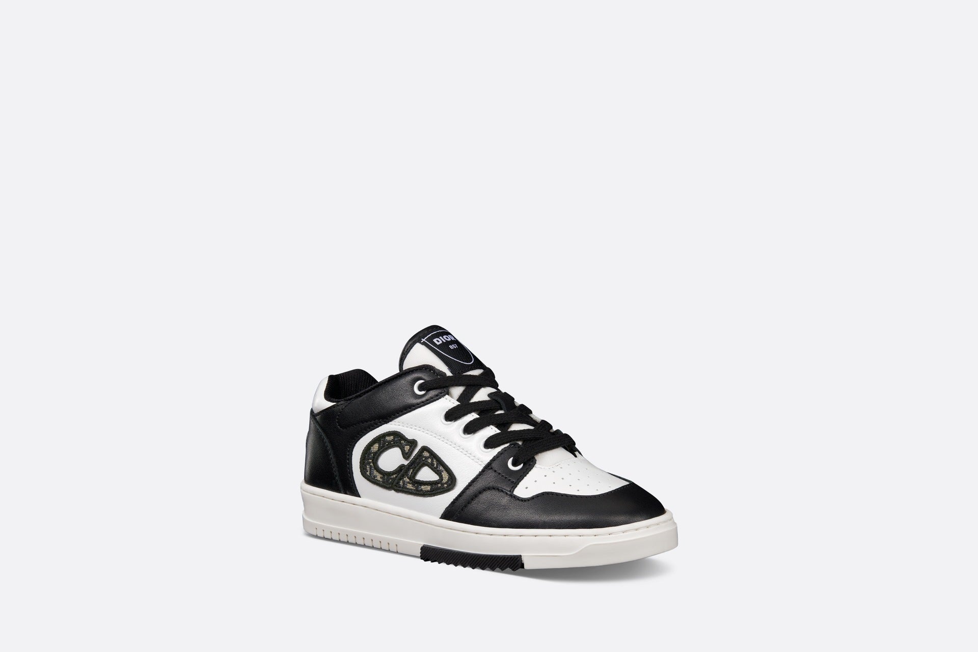 Dior Kids B57 Oblique Low-Top Sneakers (Black)