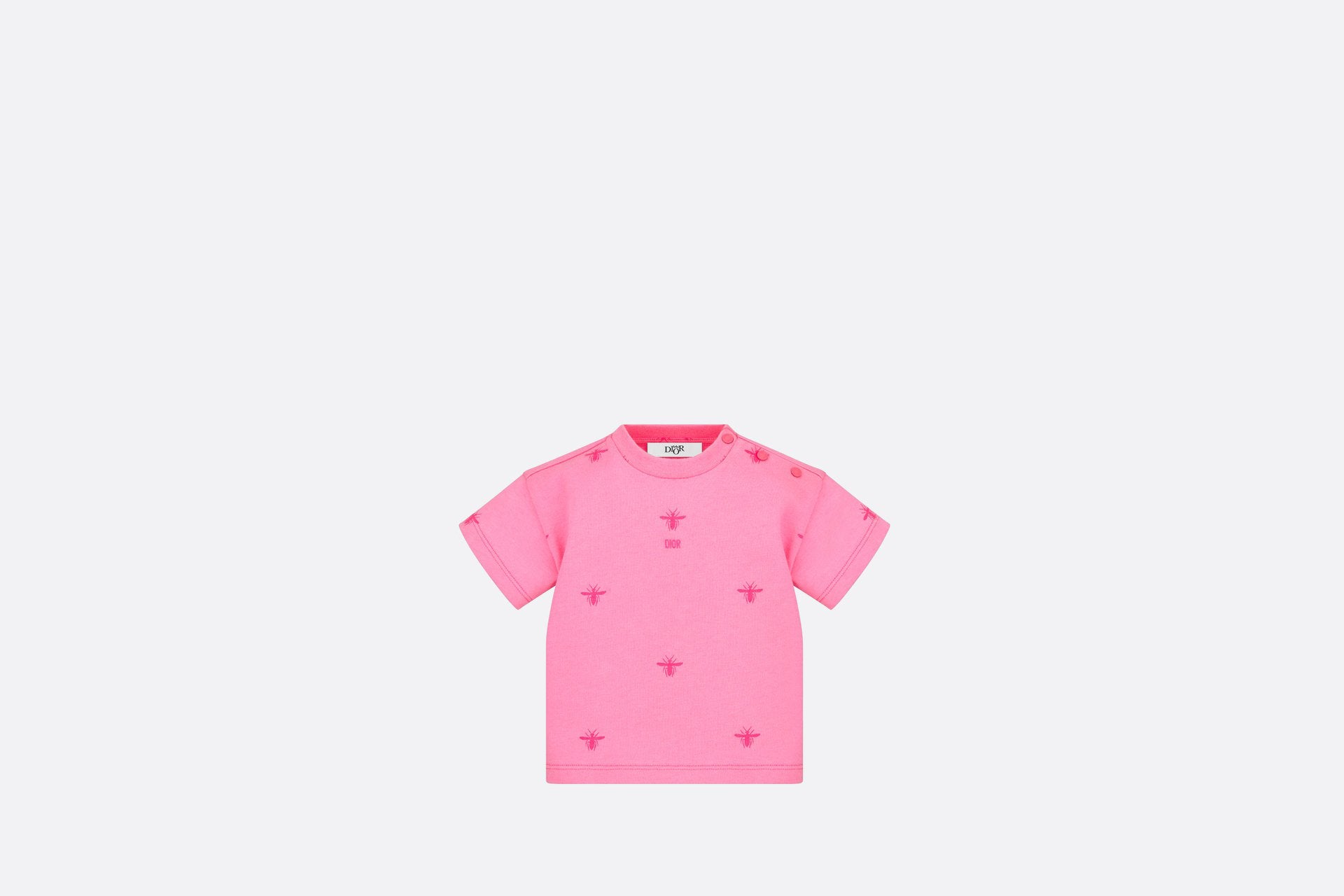 Dior Baby Bee Short Sleeve T-Shirt (Pink)