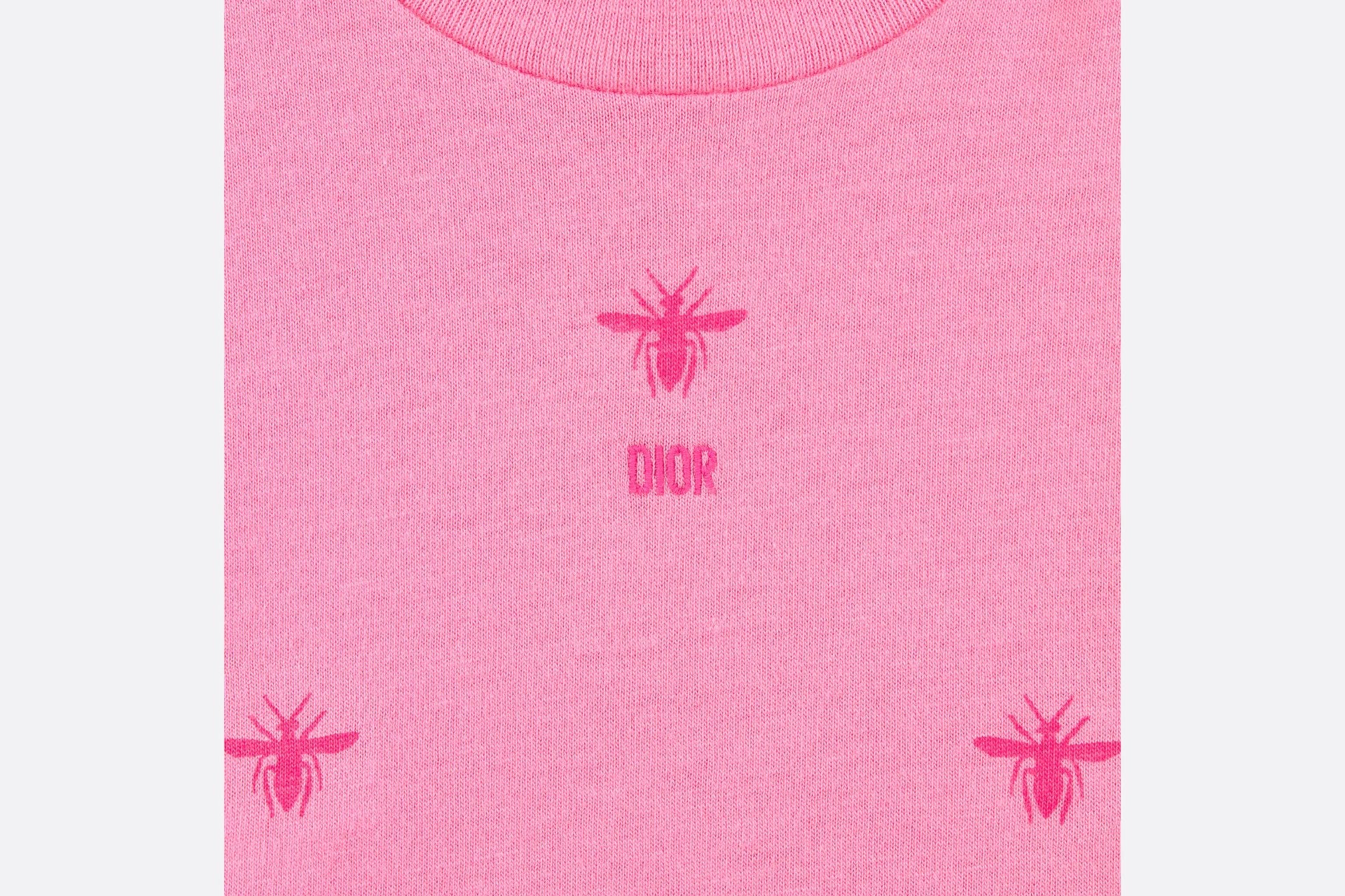 Dior Baby Bee Short Sleeve T-Shirt (Pink)