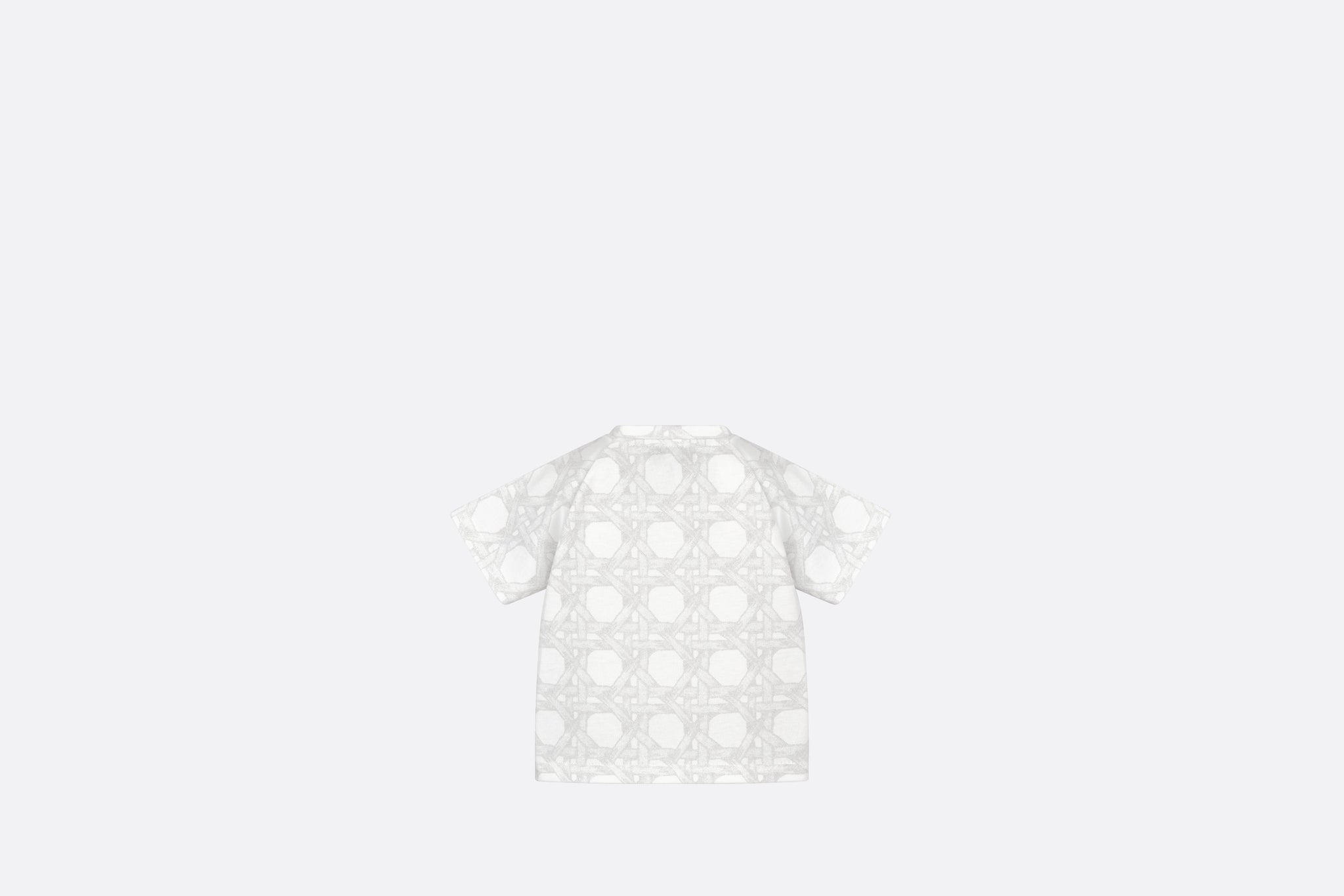 Dior Baby Cannage Short Sleeve T-Shirt (Grey)