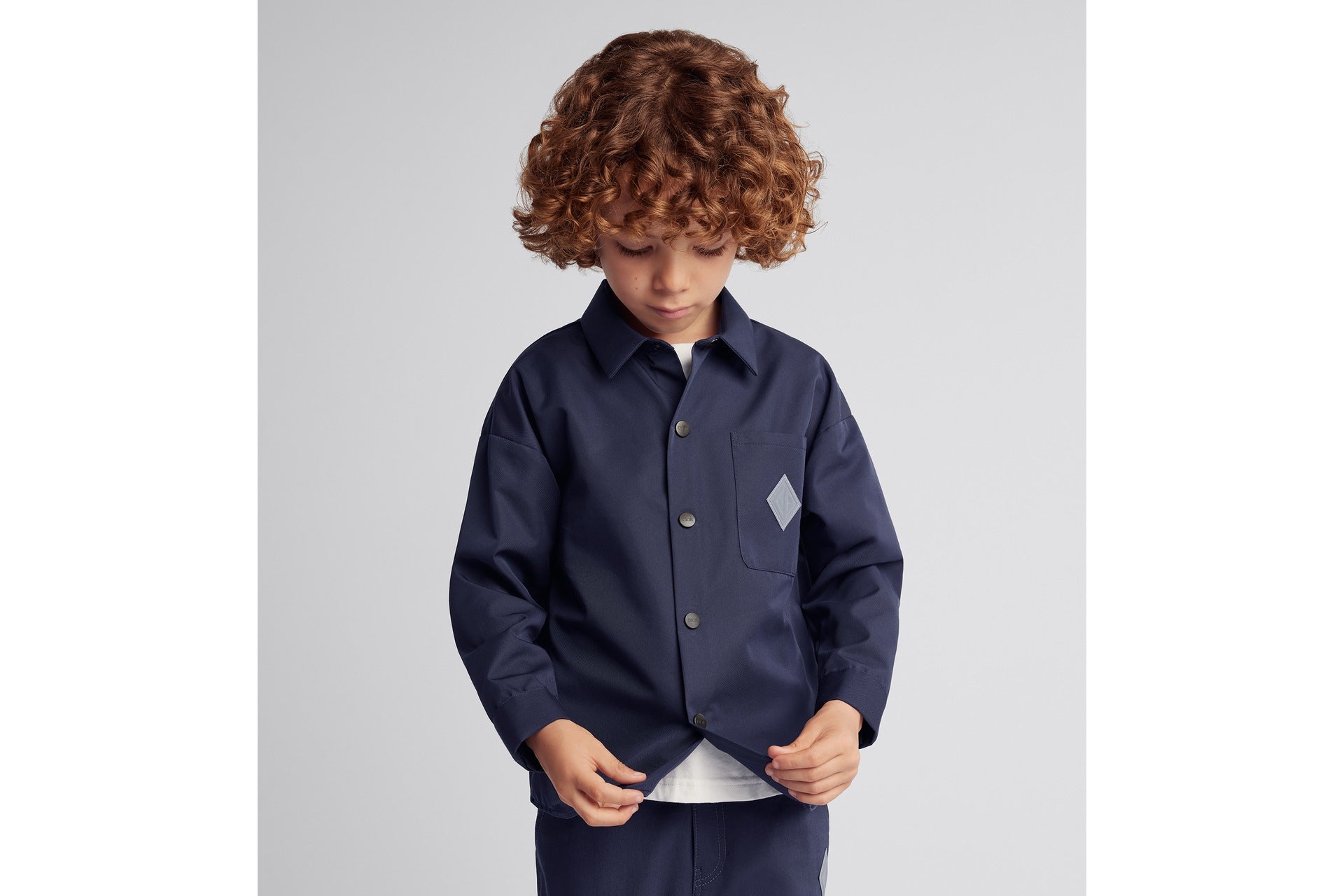 Dior Kids Shirt Jacket (Blue Marine)