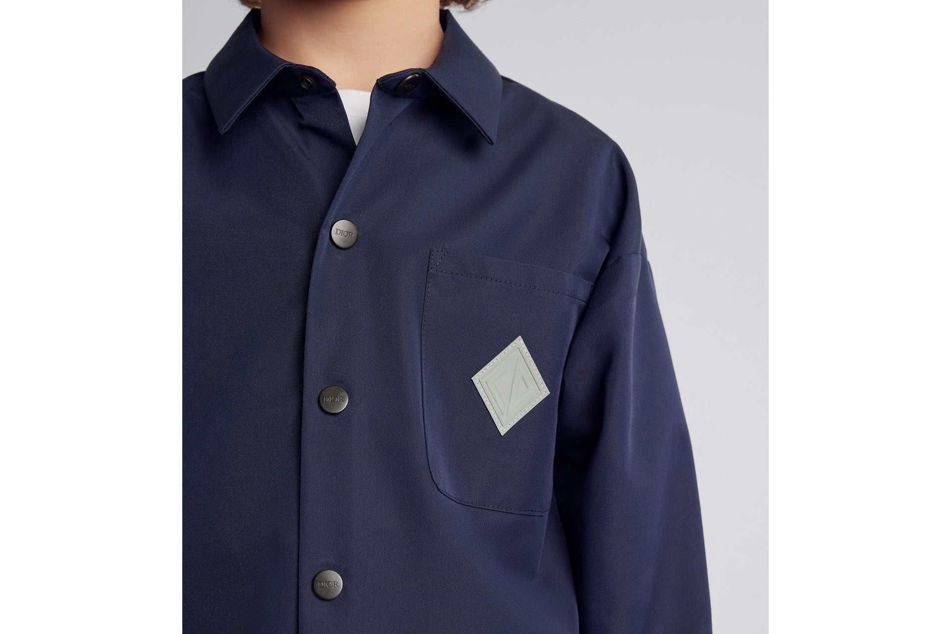 Dior Kids Shirt Jacket (Blue Marine)