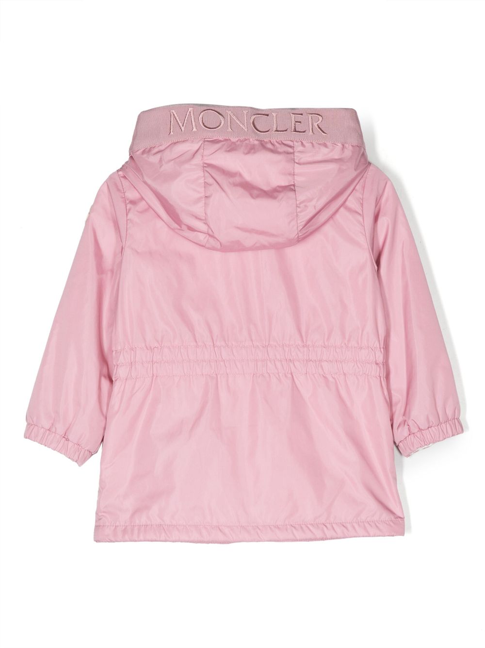 [Outlet] Moncler Kids MESSEIN Hooded Rain Jacket (Pink)