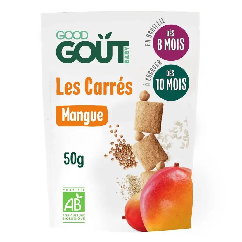 GOOD GOUT French Organic Curry Biscuits (Mango)