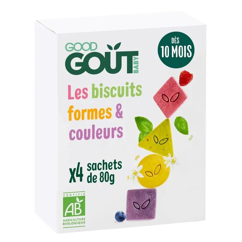 GOOD GOUT French Organic Shaped Biscuits