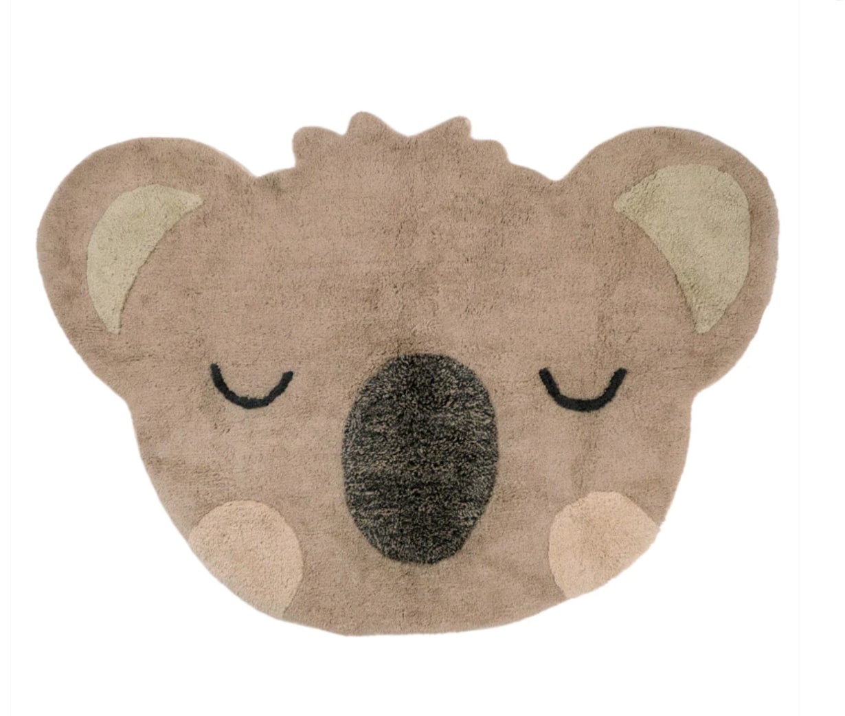 NATIO LITTLE OLSEN KOALA COTTON RUG