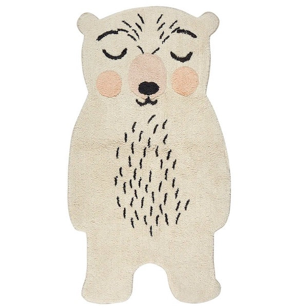 NATIO ODINO BABY BEAR COTTON CREAM CARPETS